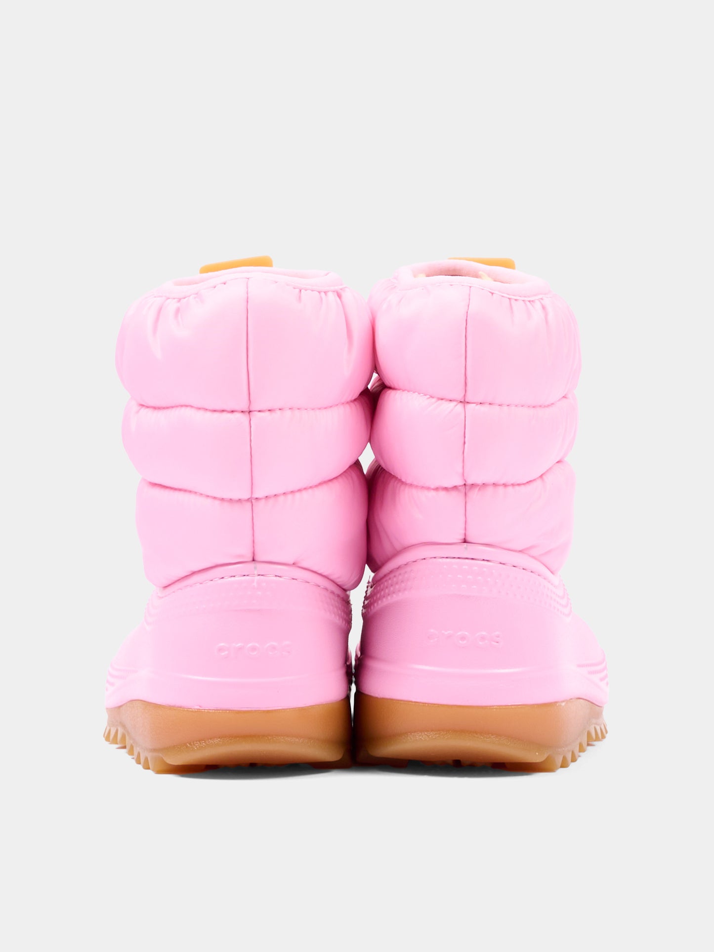Stivali da neve rosa per bambina,Crocs,207683 PTGM