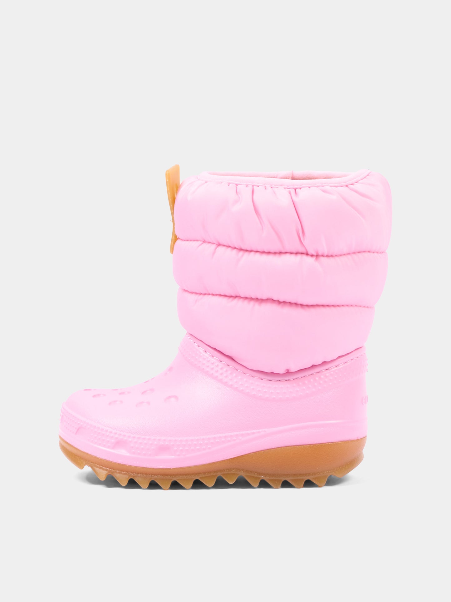Stivali da neve rosa per bambina,Crocs,207683 PTGM