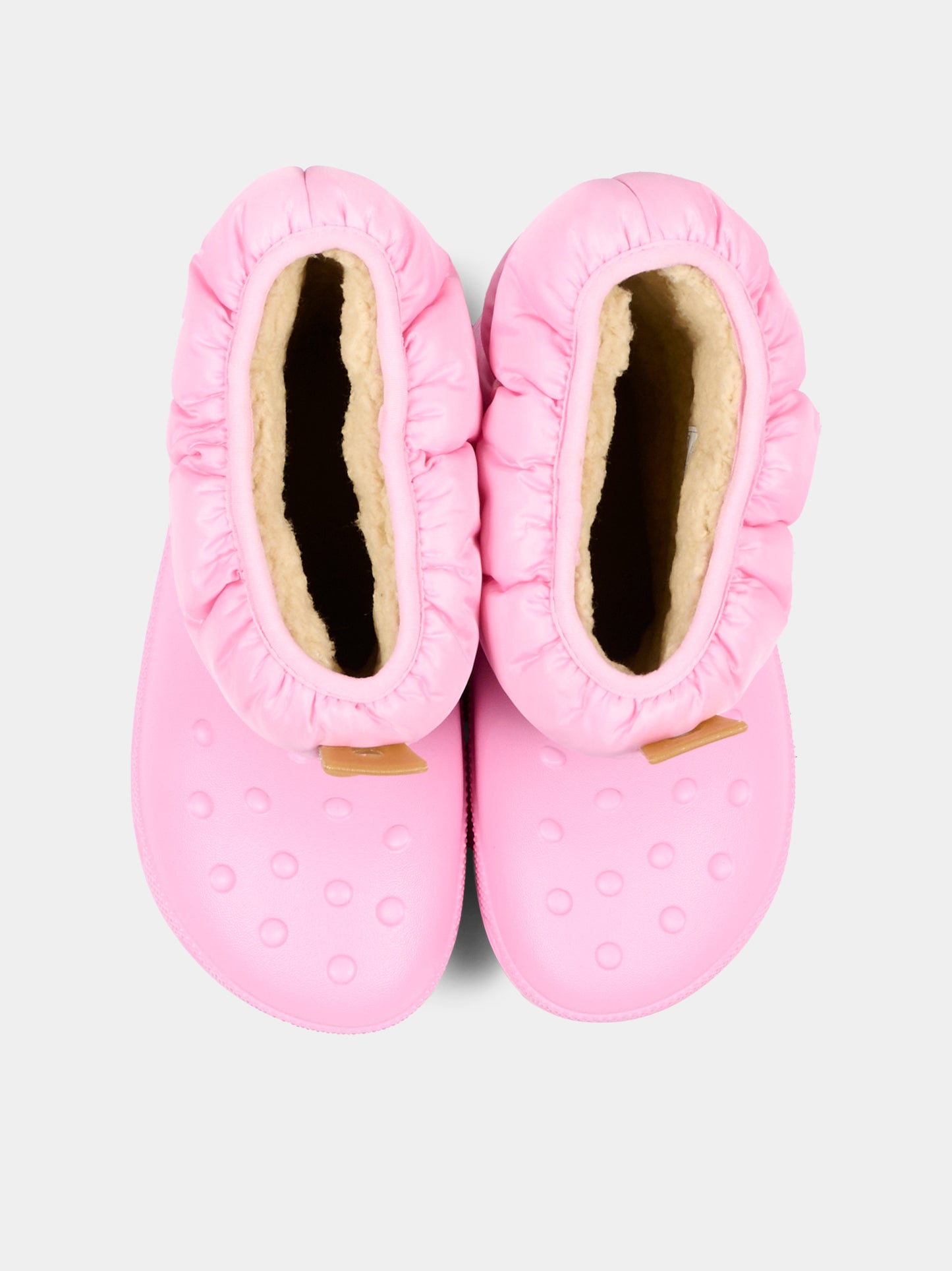 Stivali da neve rosa per bambina,Crocs,207684 PTGM