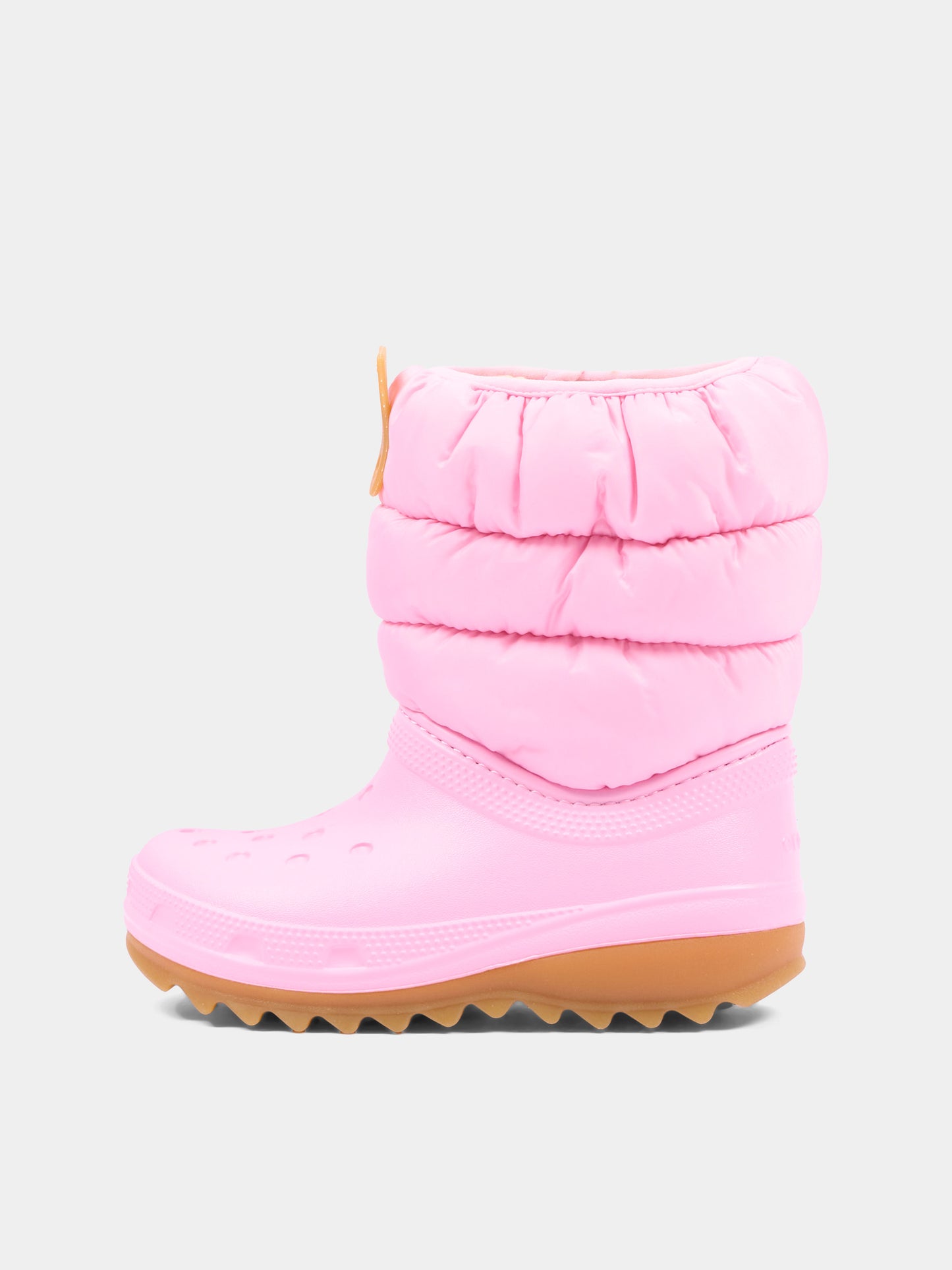 Stivali da neve rosa per bambina,Crocs,207684 PTGM