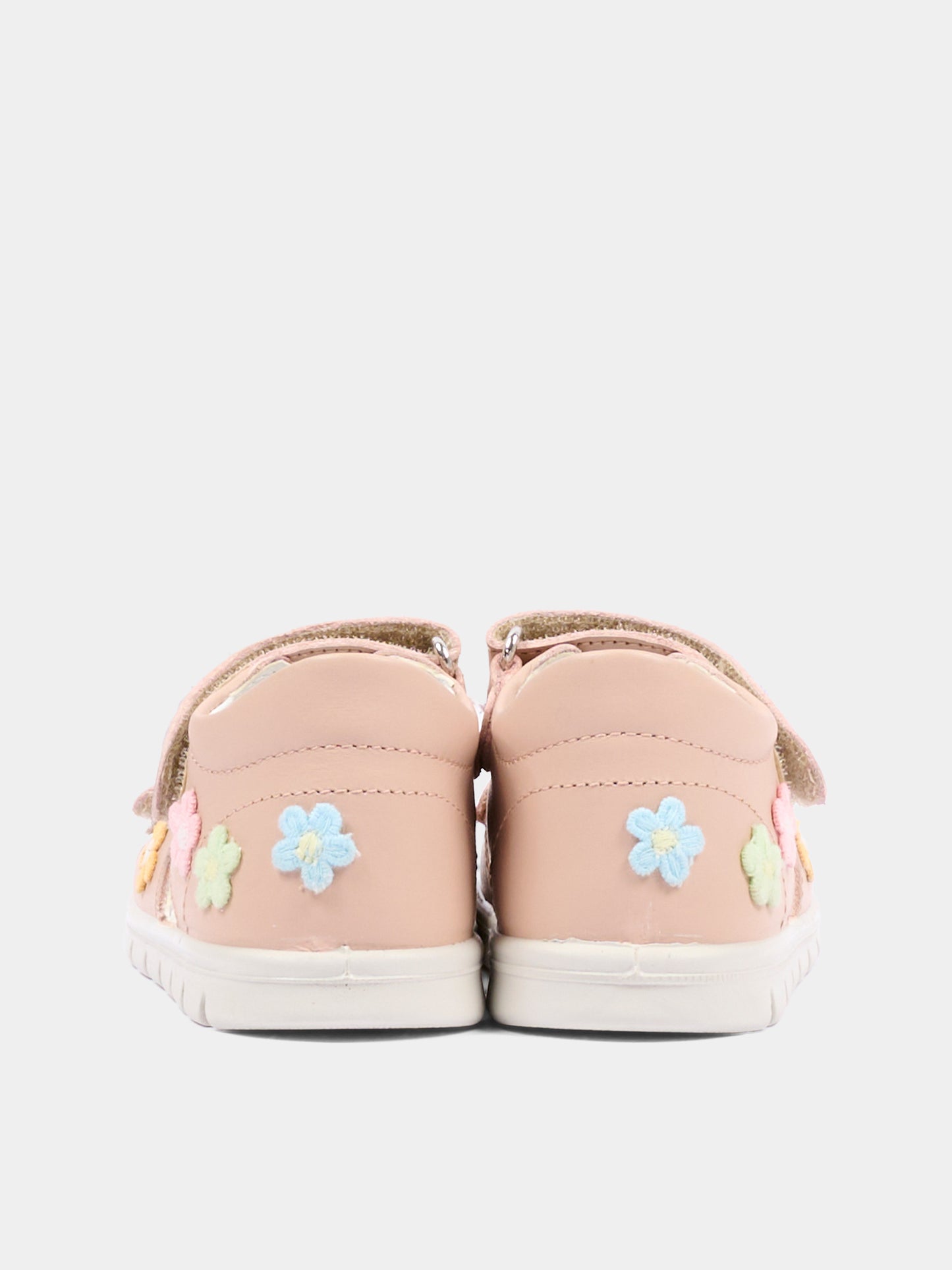 Sandali rosa Pufyt per bambina con fiori,Falcotto,001 1501152 01 0M04