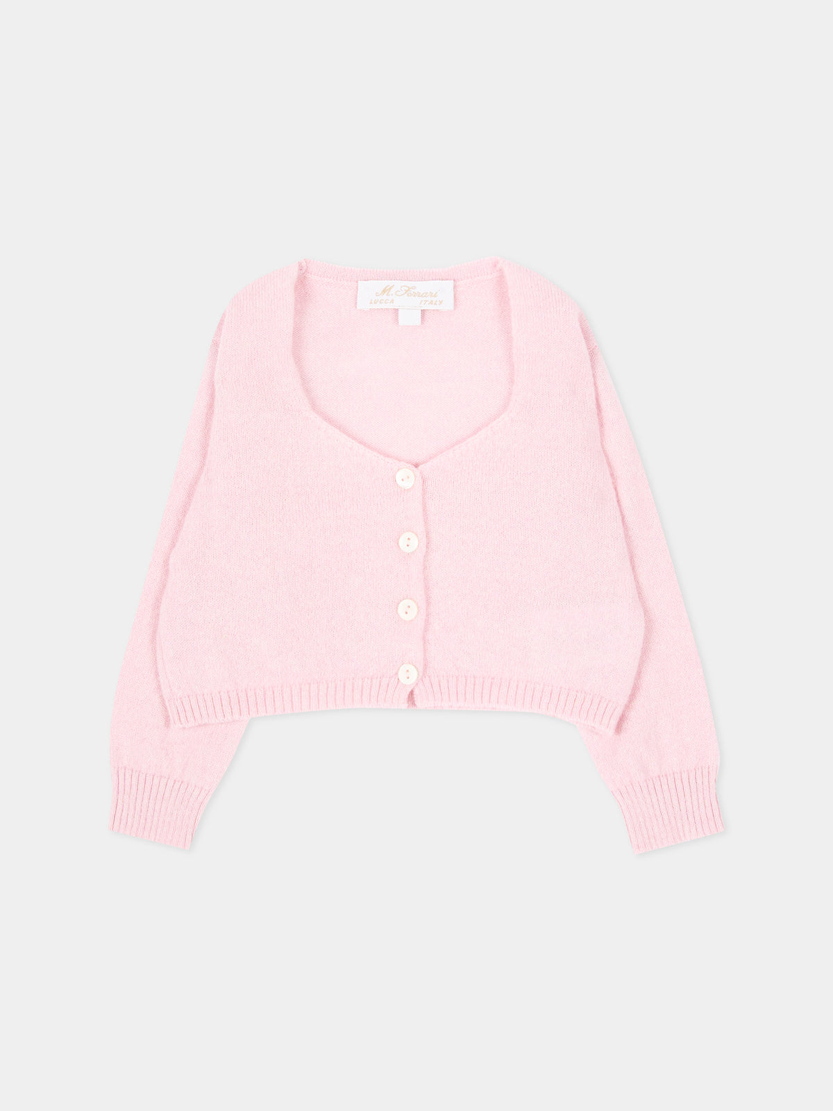 Cardigan rosa per neonata,Mariella Ferrari,MGU19 141