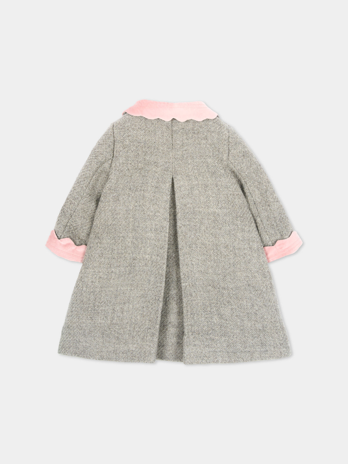 Cappotto grigio per neonata,Mariella Ferrari,GBE5 088 070