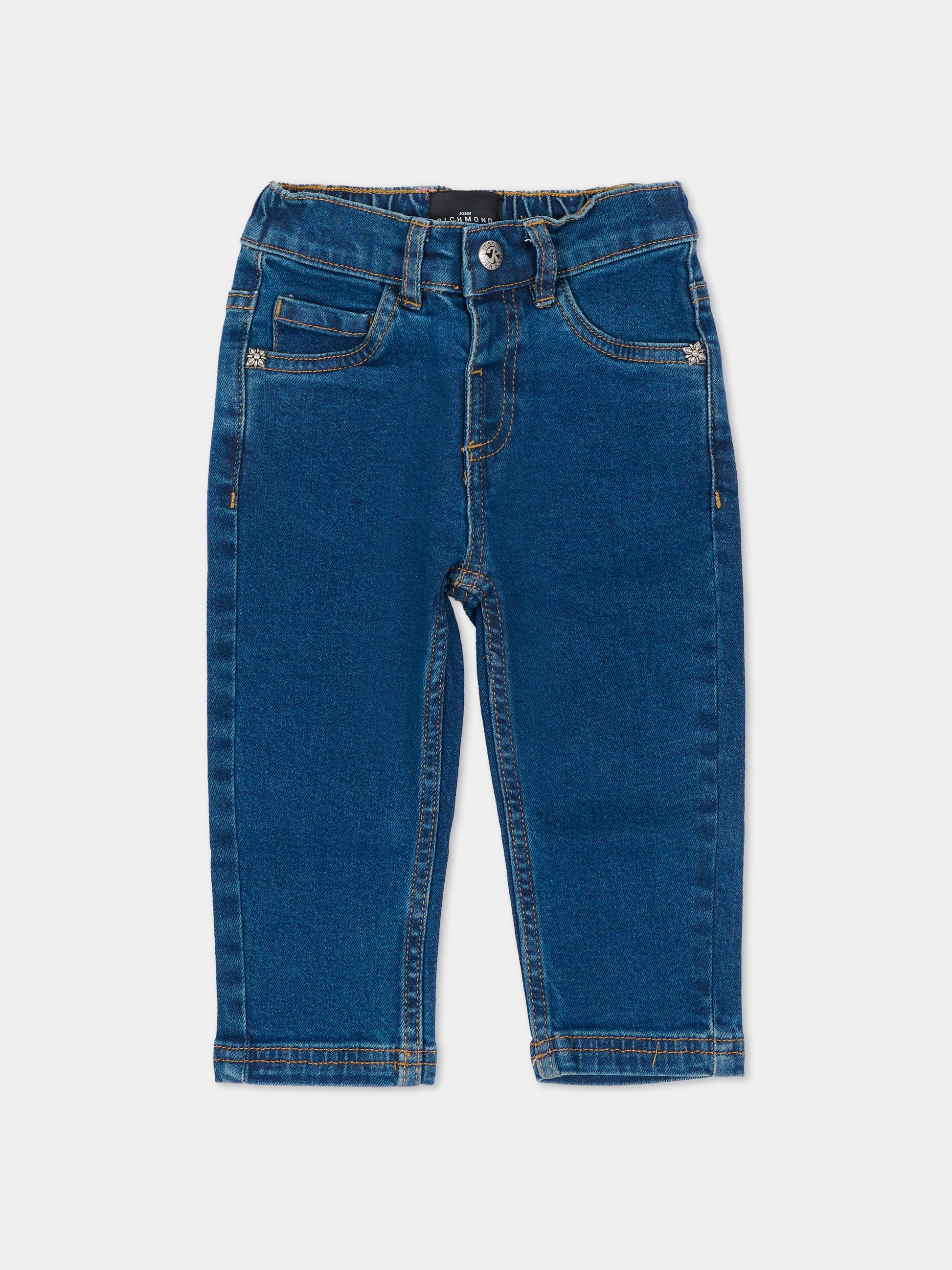 Jeans denim per neonata,Richmond,RIA26031JE D.BLUE_MED DENIM BLUE MEDIUM