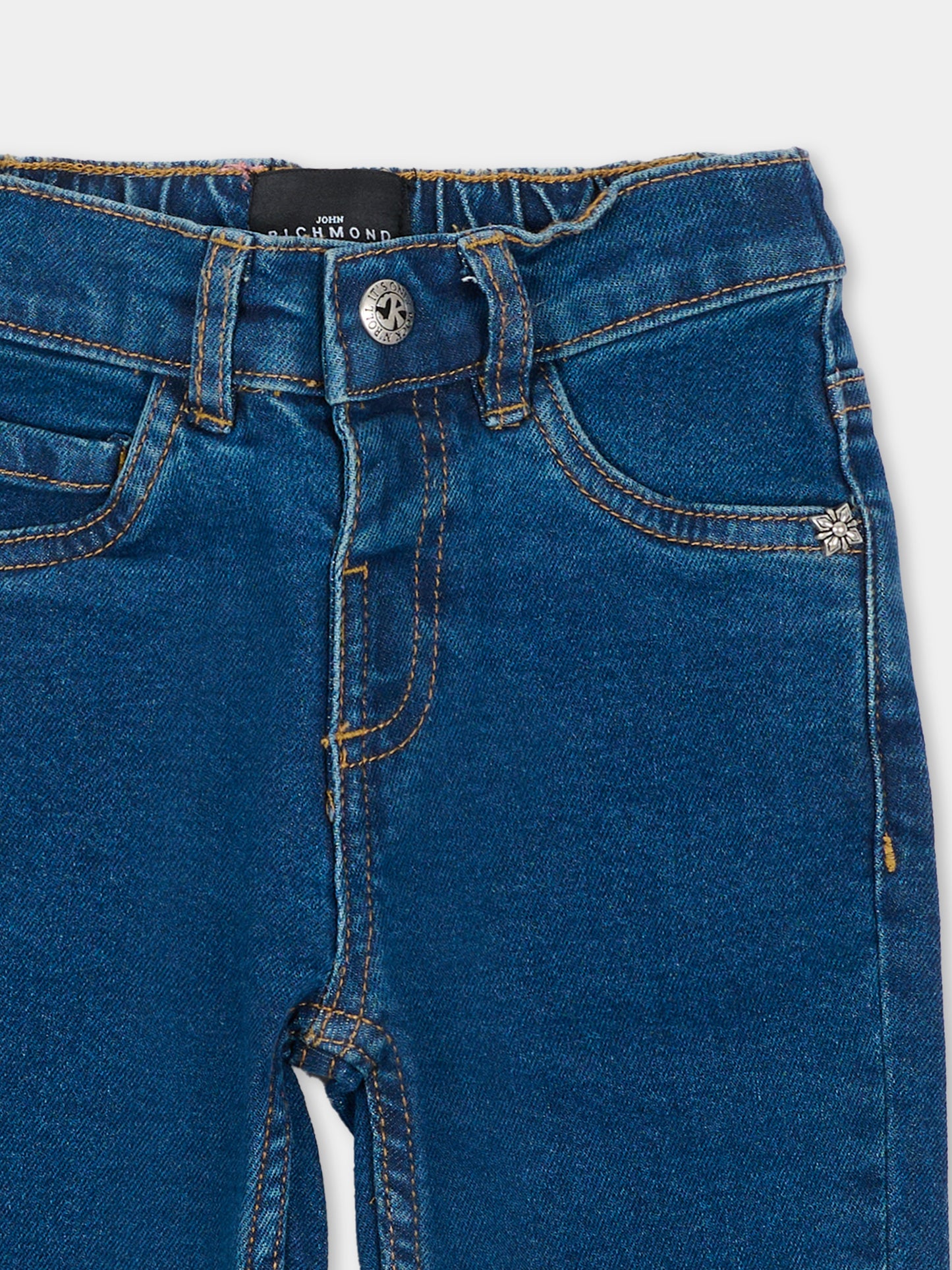 Jeans denim per neonata,Richmond,RIA26031JE D.BLUE_MED DENIM BLUE MEDIUM