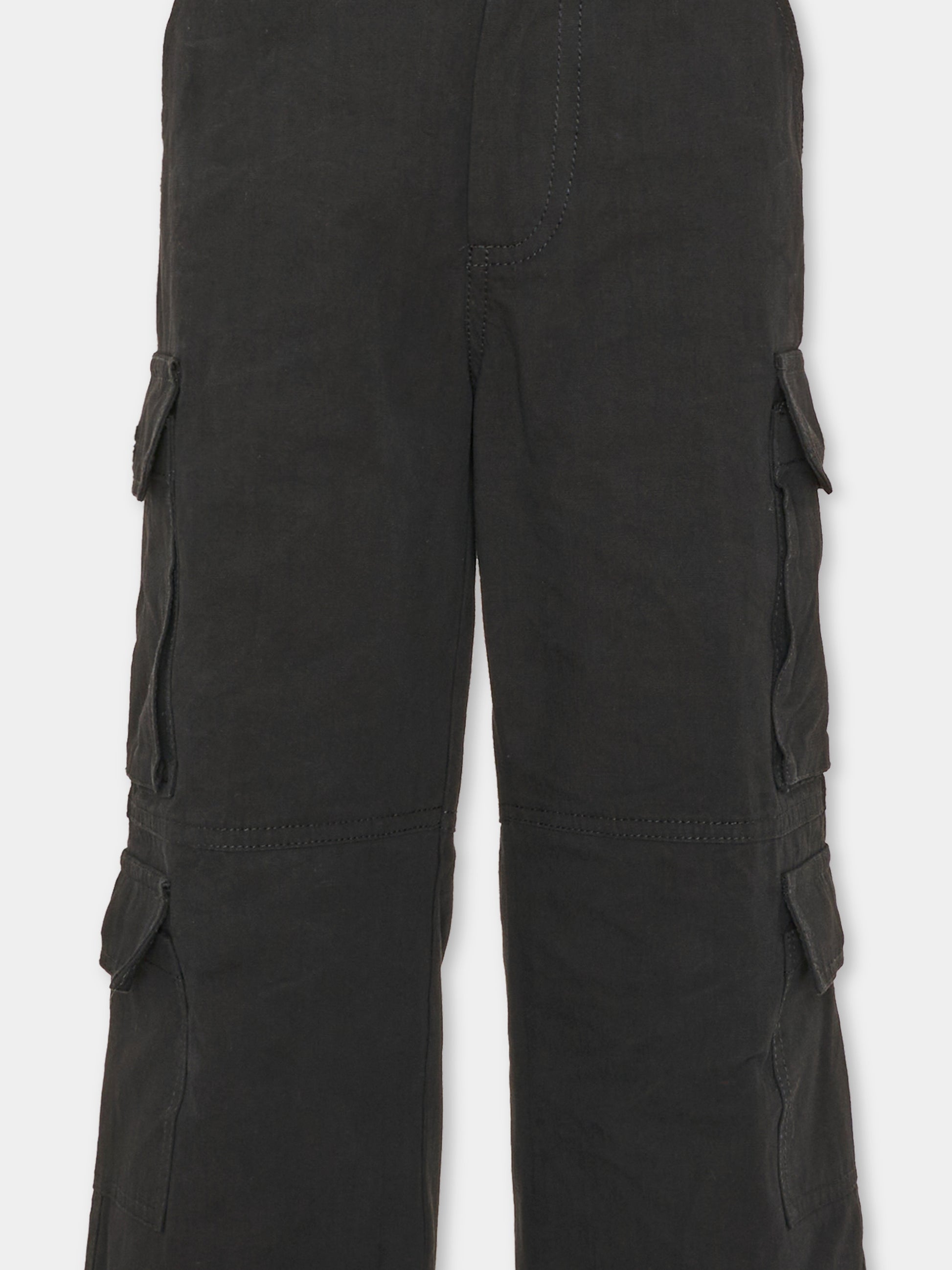 Pantalone nero per bambino cargo,Just Cavalli Kids,JBA26053PA BLACK BLACK