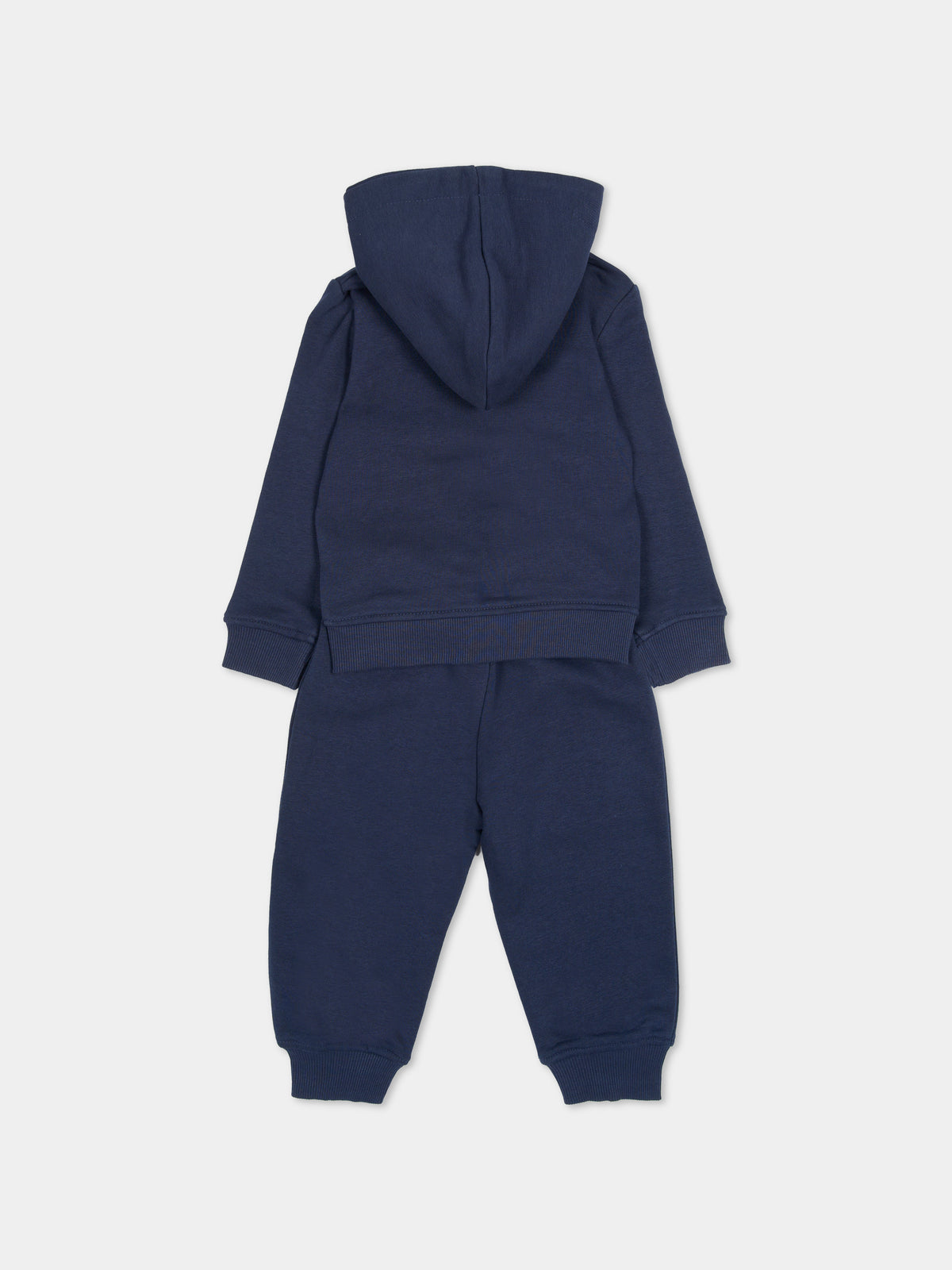 Completo sportivo lungo blu per neonata,Trussardi Junior,TIA26029CF BLUE_N/B.N BLUE NAVAL