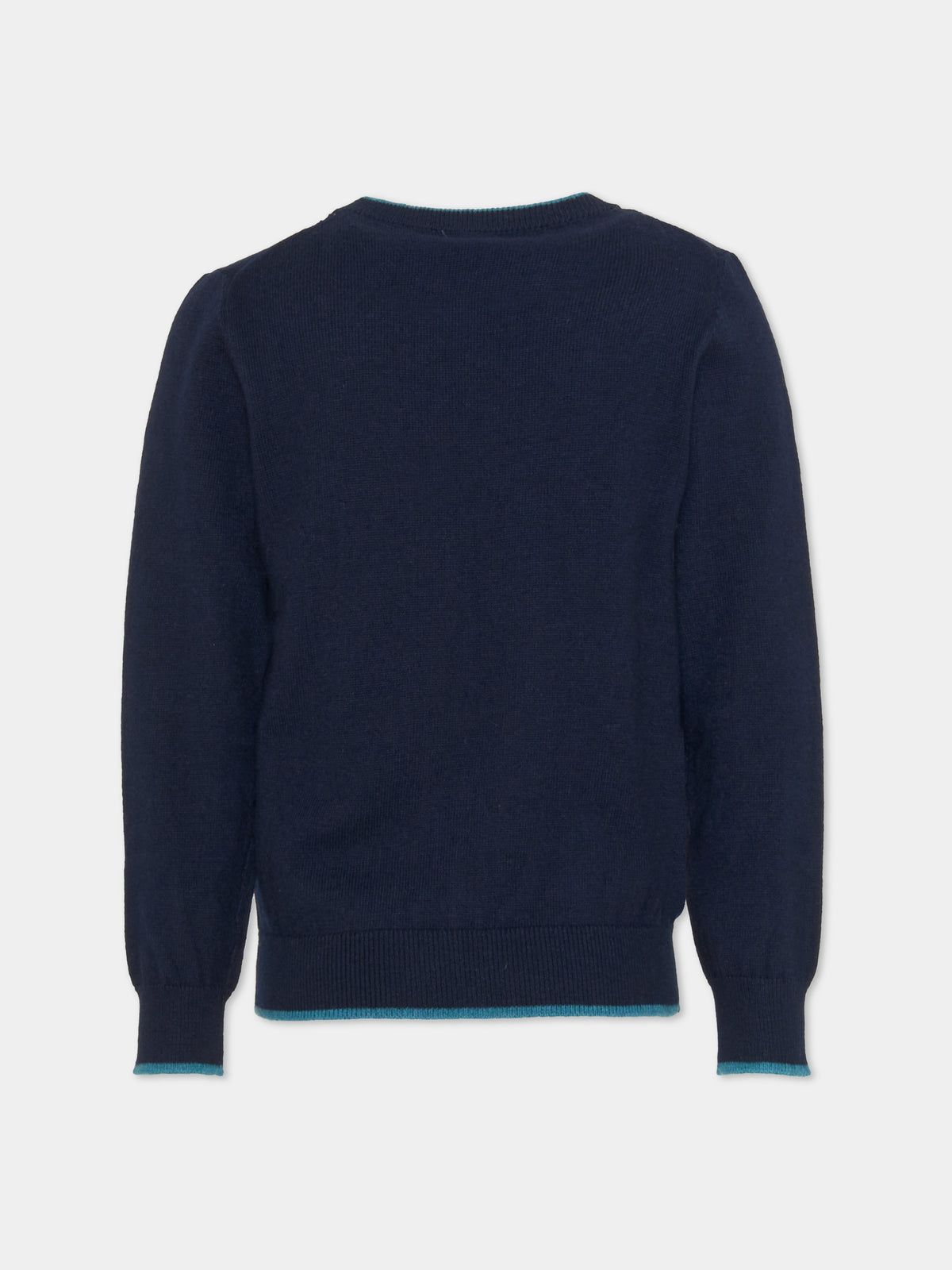 Maglione blu per bambino con logo,North Sails,NBA26076MA BLUE NAVY