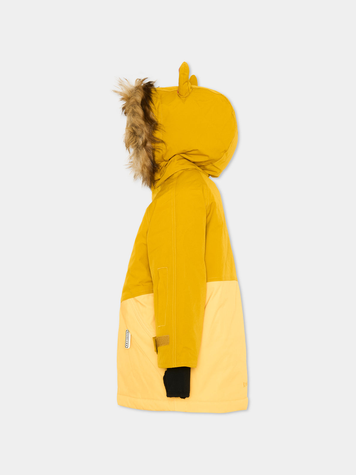 Piumino da neve giallo Cub The Lion per bambino,Roarsome,CUB THE LION SKI JACKET