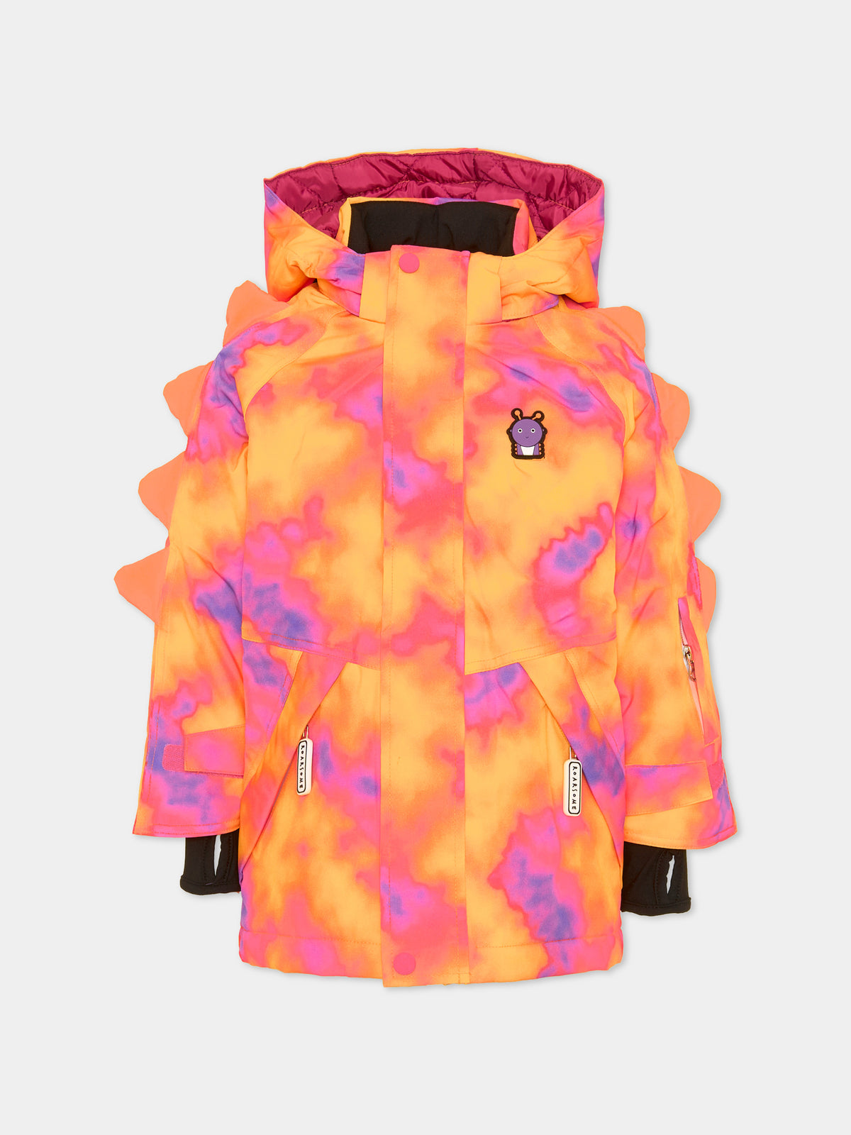 Piumino da neve multicolor Camo The Alien per bambini,Roarsome,ALIEN SOLAR FLARE SKI JACKET