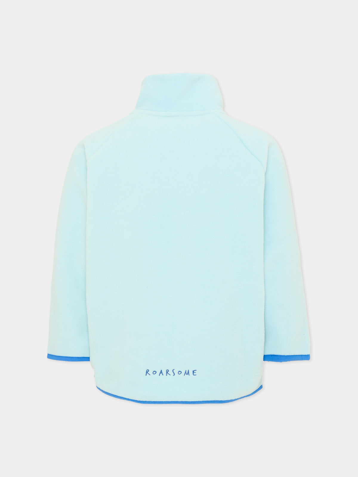 Felpa girocollo azzurra Reef The Shark per bambino,Roarsome,REEF THE SHARK MID LAYER FLEECE