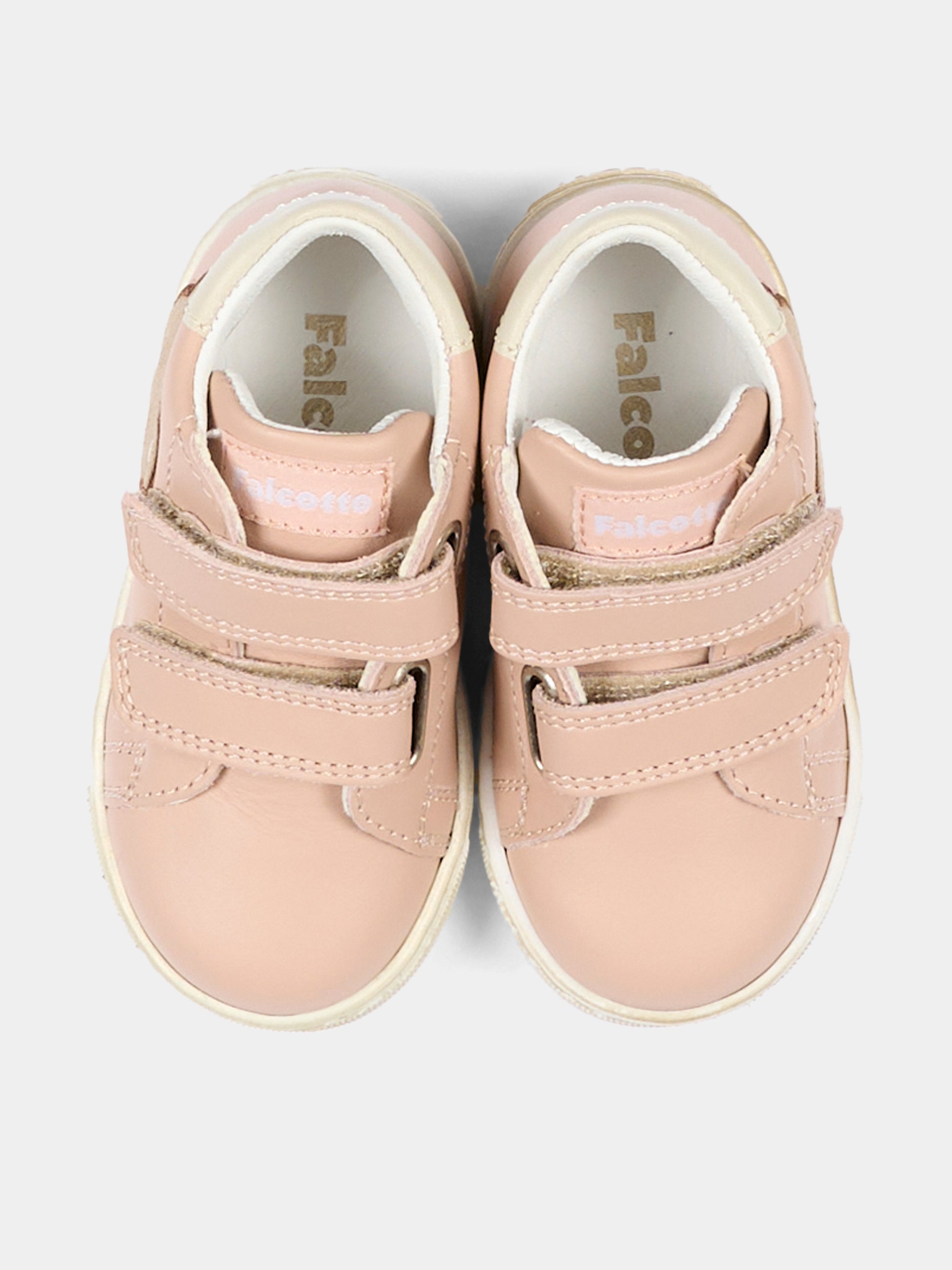 Sneakers rosa per neonata con orsetto,Falcotto,001 2020202 01 0M04