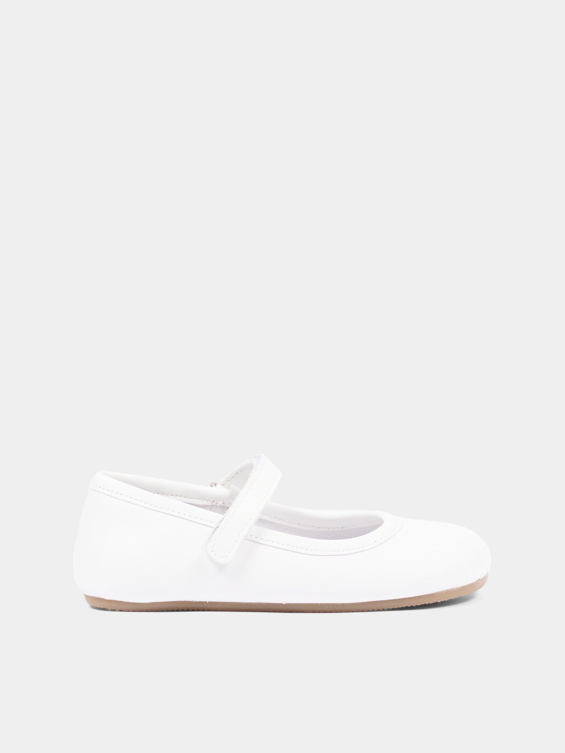 Ballerine bianche per bambina,Pisamonas,1815 BLANCO