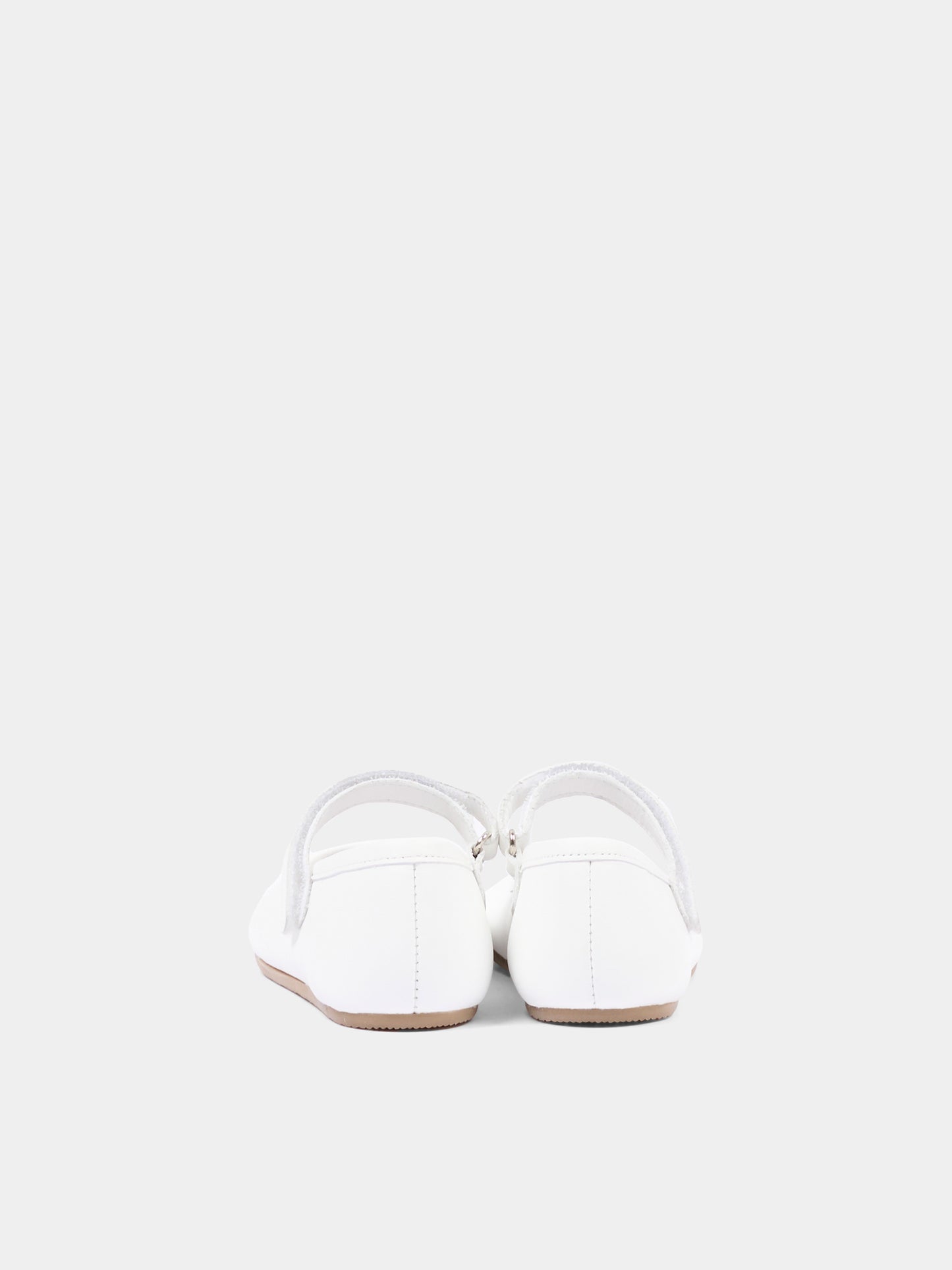 Ballerine bianche per bambina,Pisamonas,1815 BLANCO