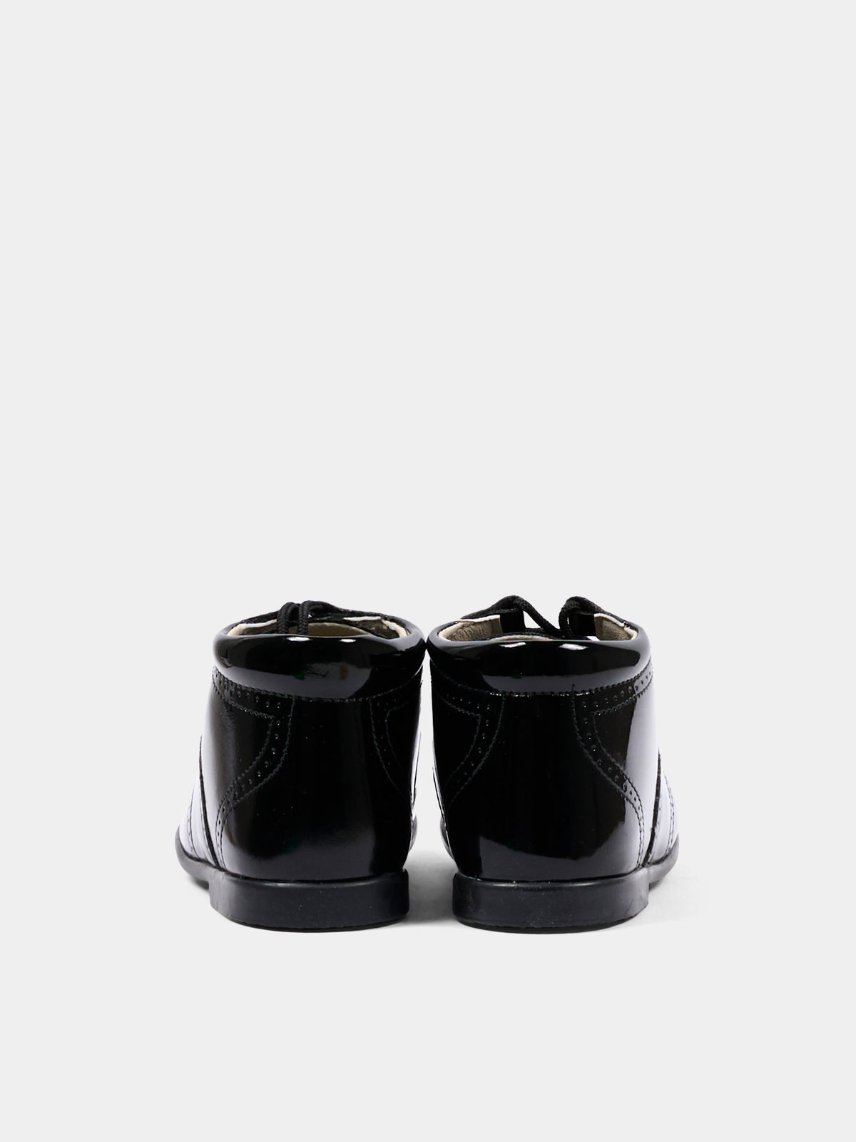 Scarpe stringate nere per neonata,Pisamonas,0291 NEGRO