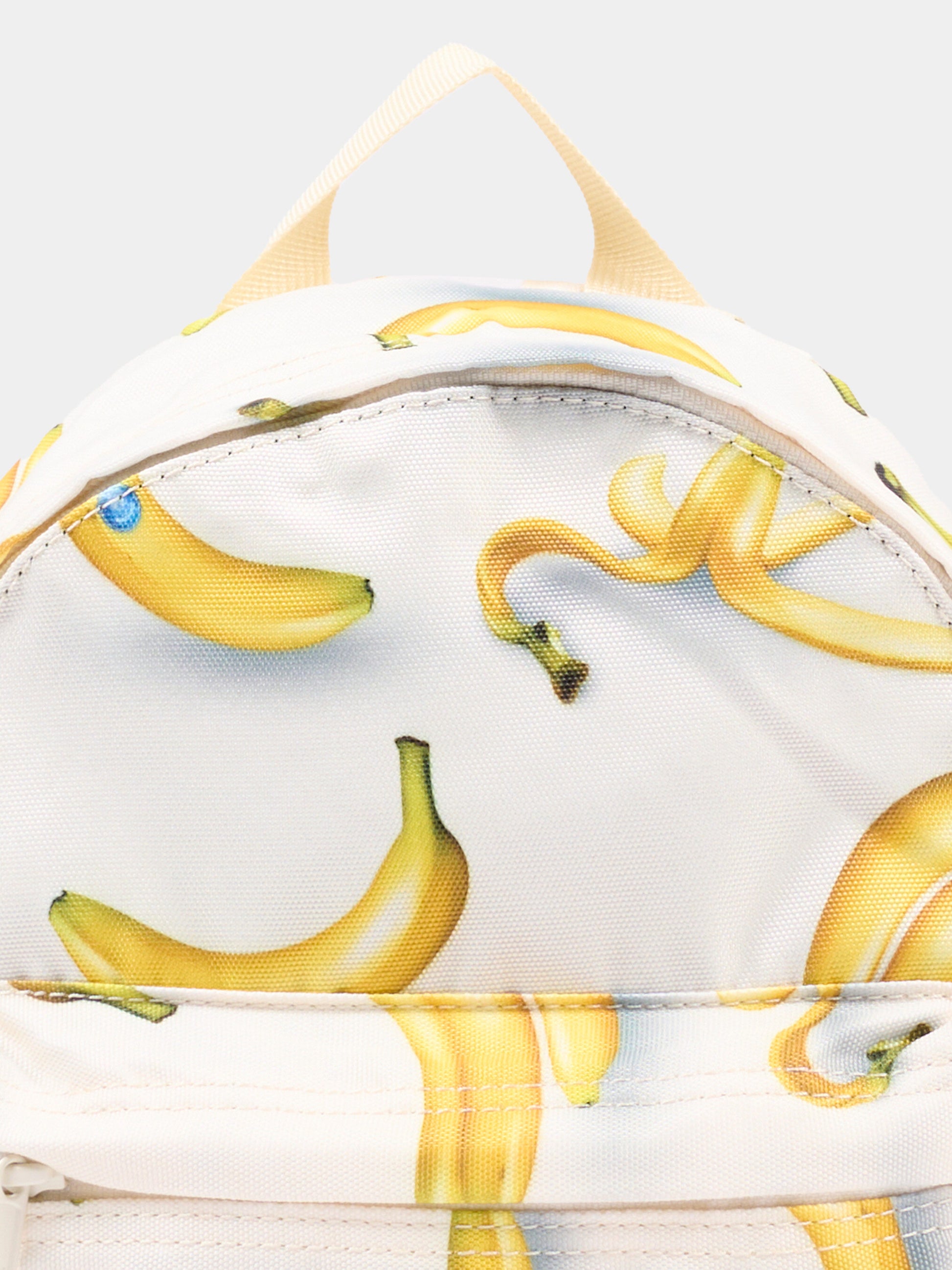 Zaino avorio per bambini con banane,Molo,7S25V202 9304 GIFT