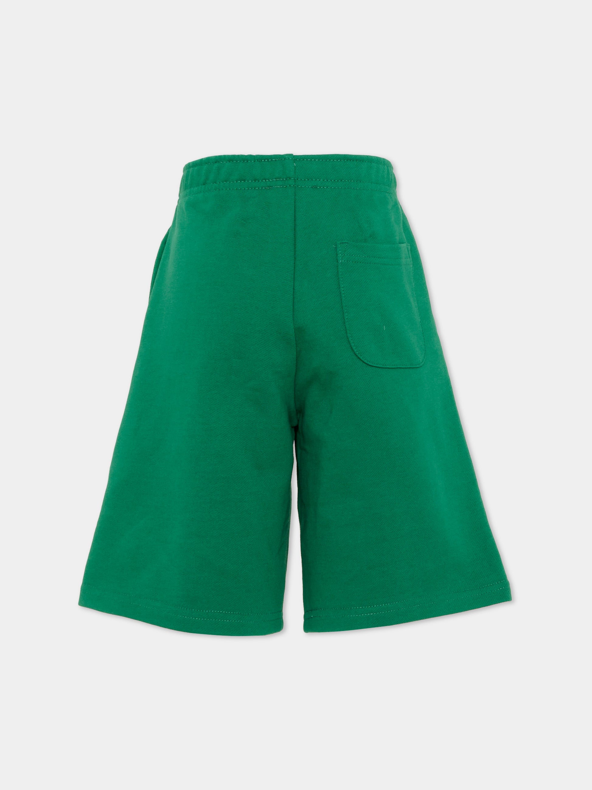 Shorts sportivi verdi Diesel per bambini,Diesel,J02875 KYA1N K50P
