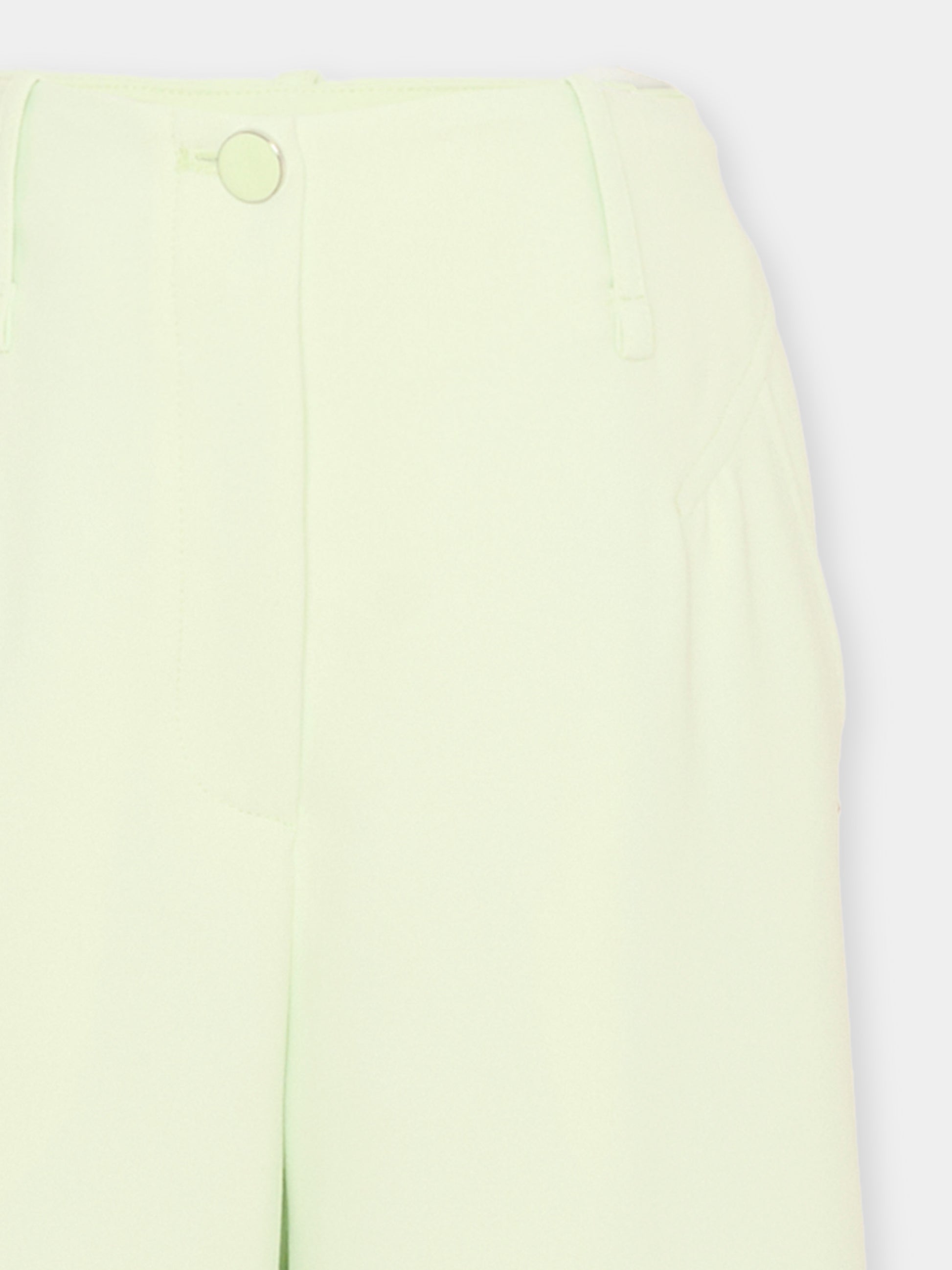 Pantaloni eleganti verde per bambina,Monnalisa,71G404 7303 0020