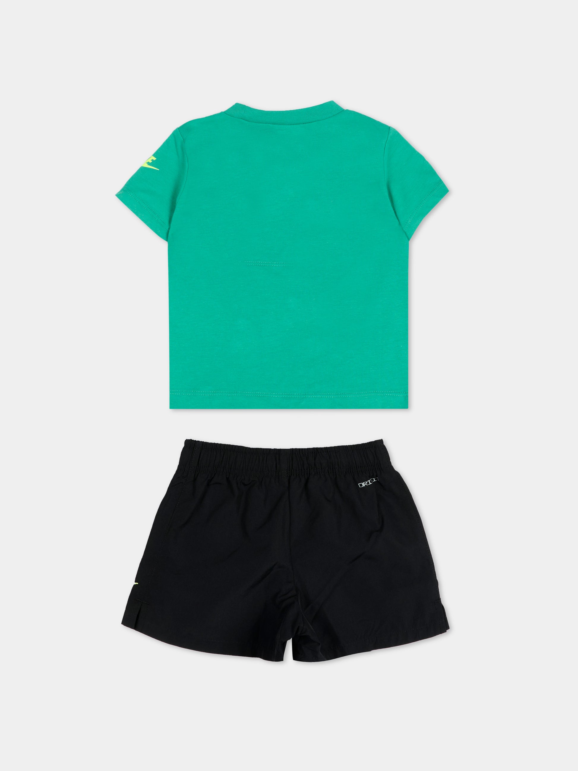 Completo sportivo verde per neonato,Nike,66M991 023