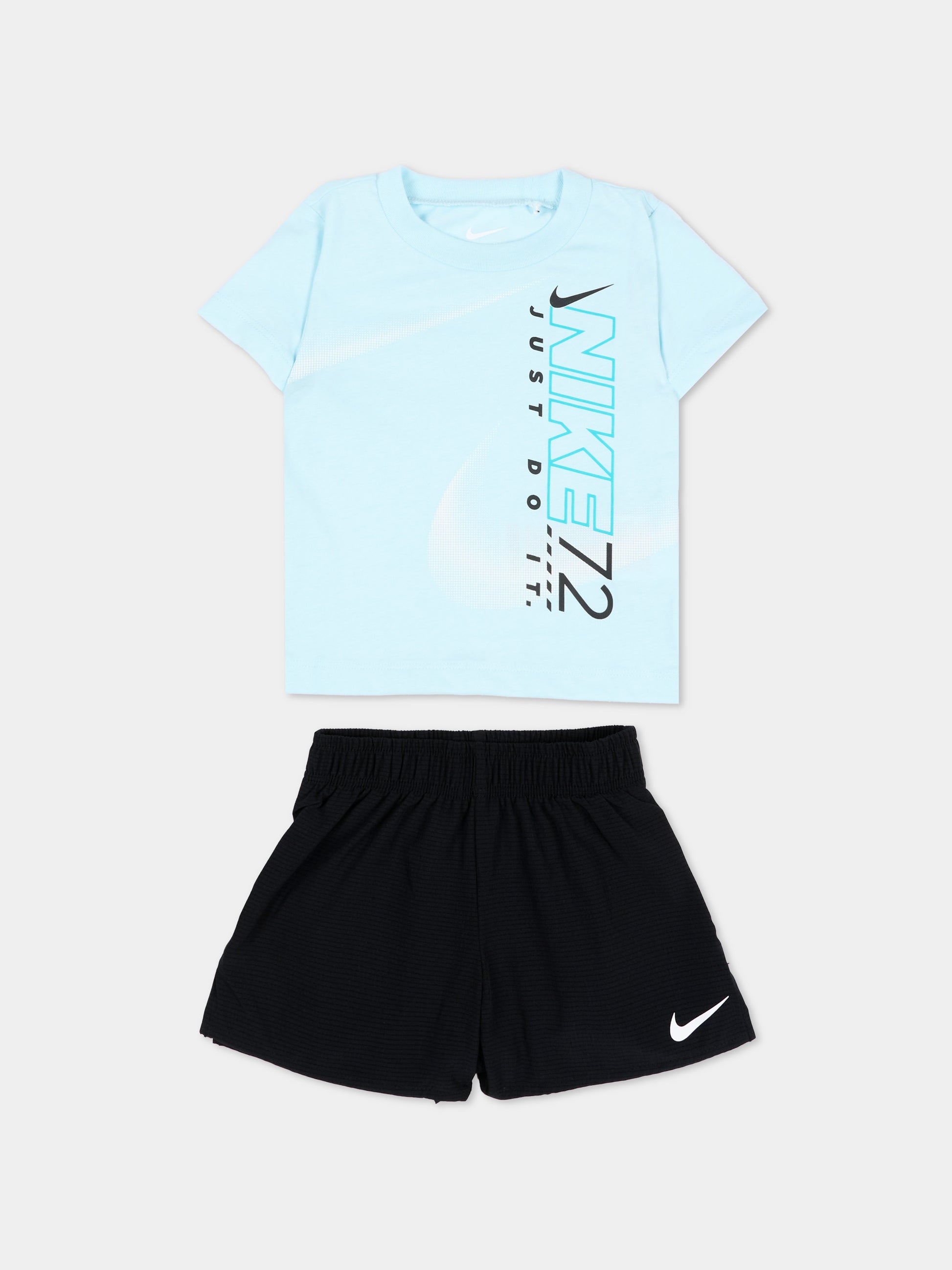 Completo sportivo celeste per neonato,Nike,66M959 023