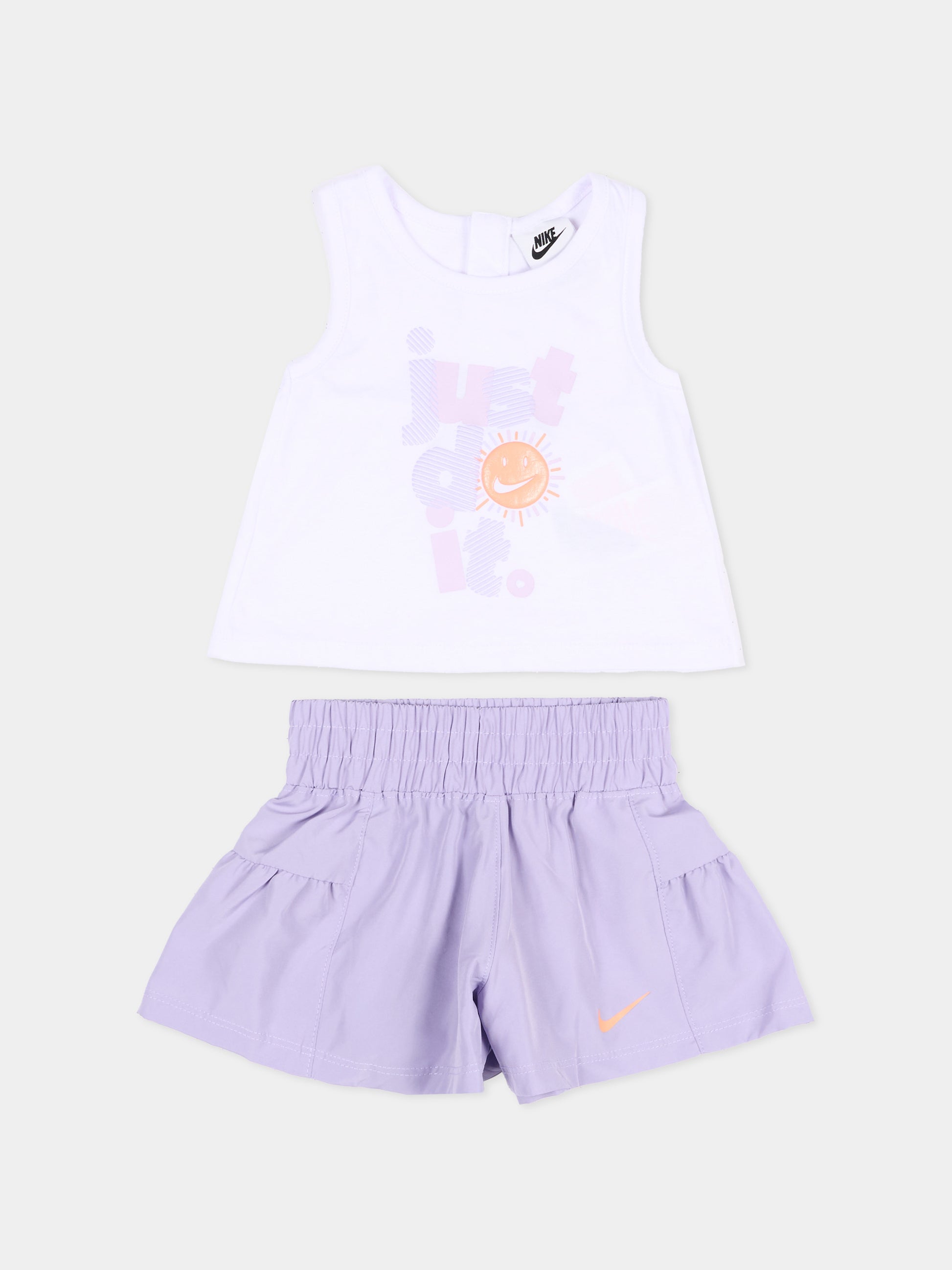 Completo sportivo lilla per neonata,Nike,16M934 P63