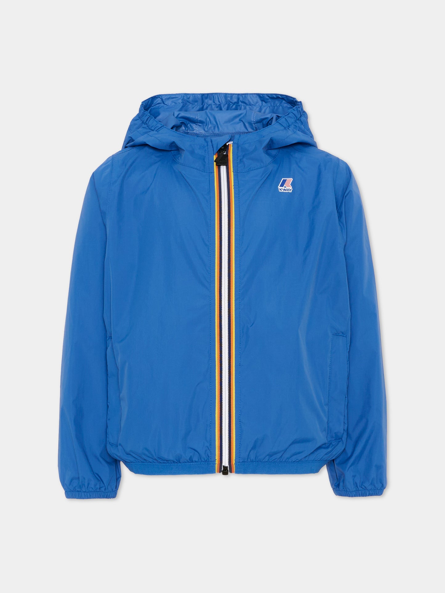 Giacche a vento blu per bambino,K-way,K61336W 063