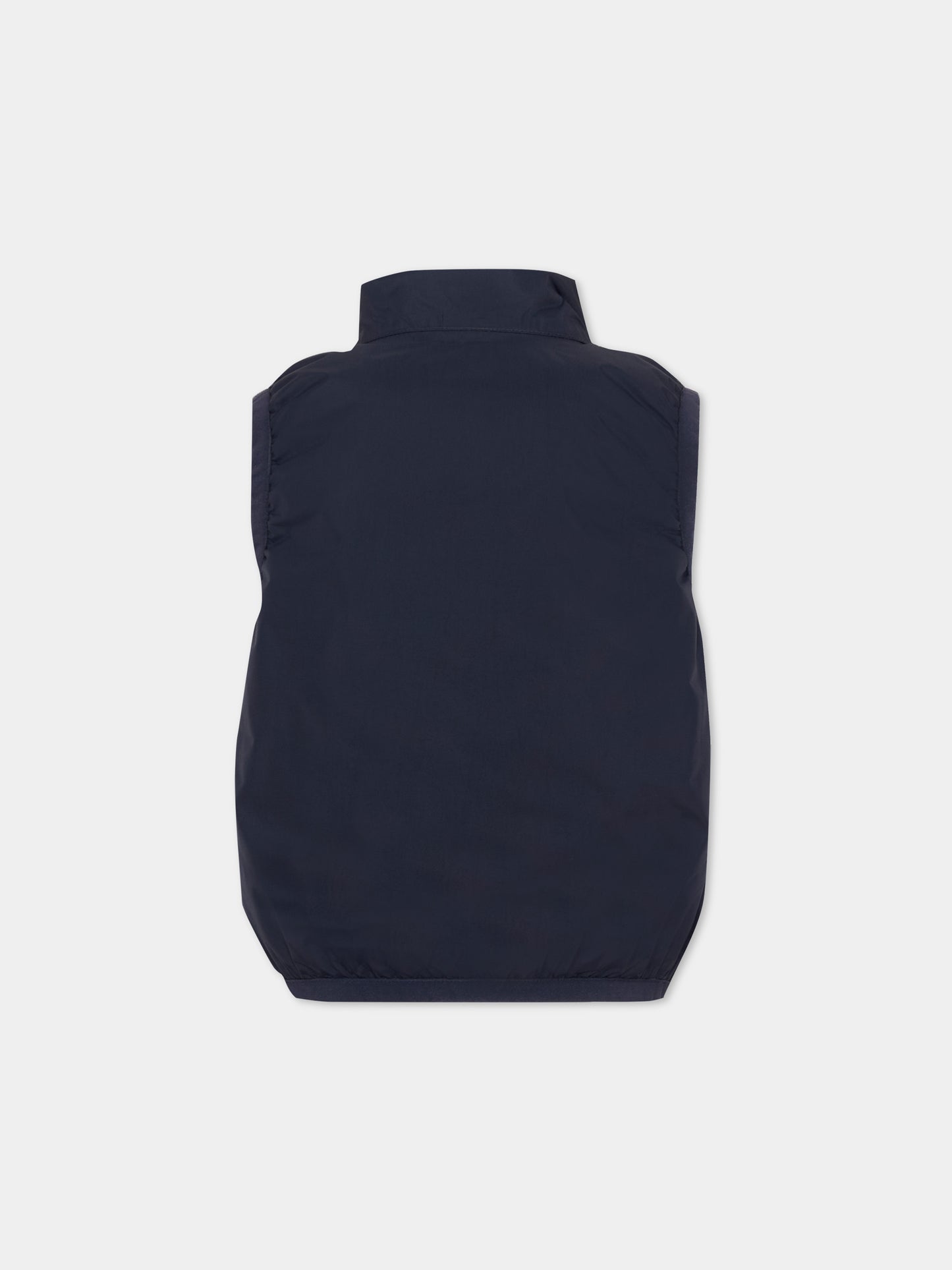 Gilet blu per bambini,K-way,K7141GW K89