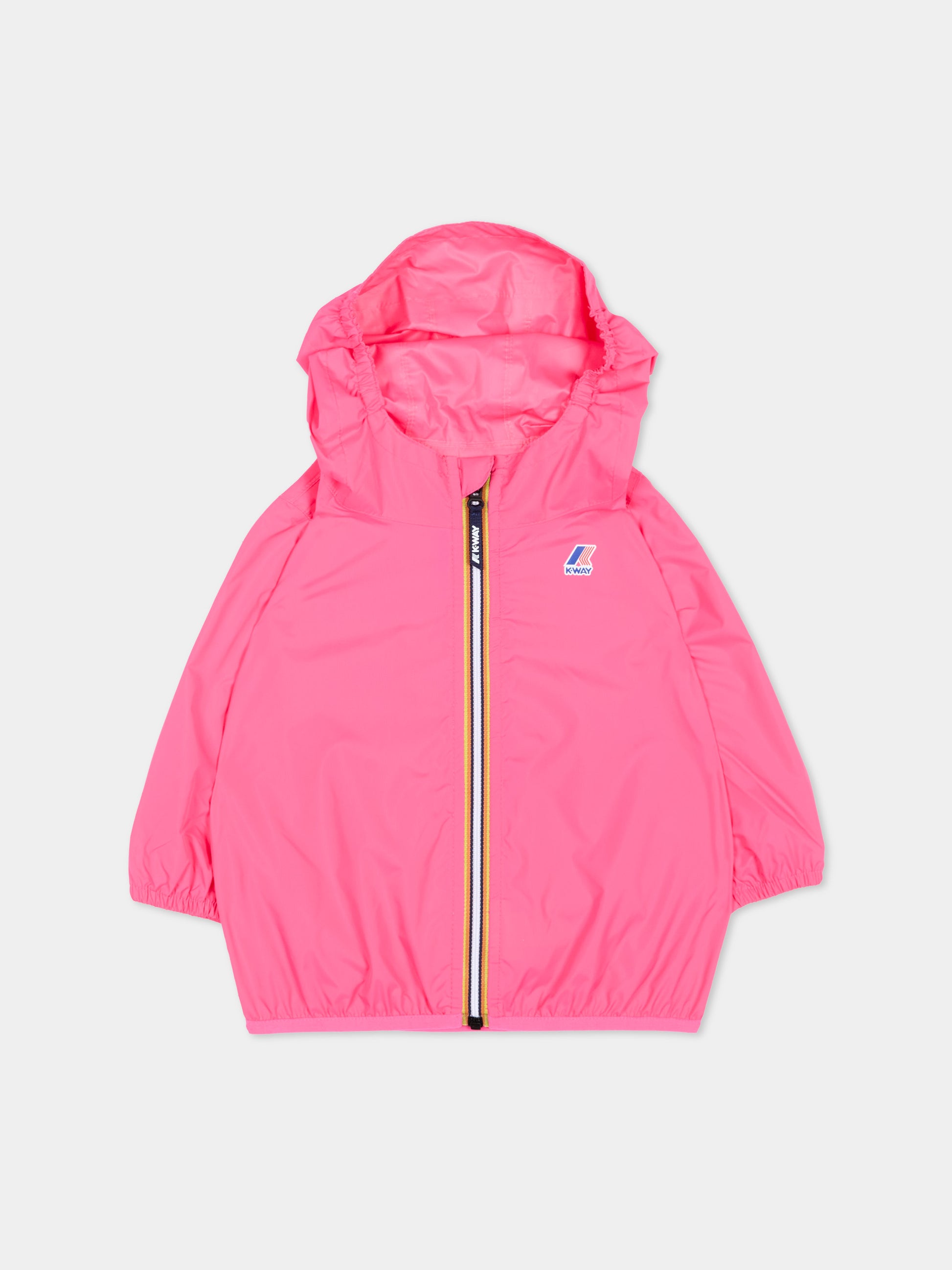 Giacche a vento fucsia per neonata,K-way,K2137XW X1B