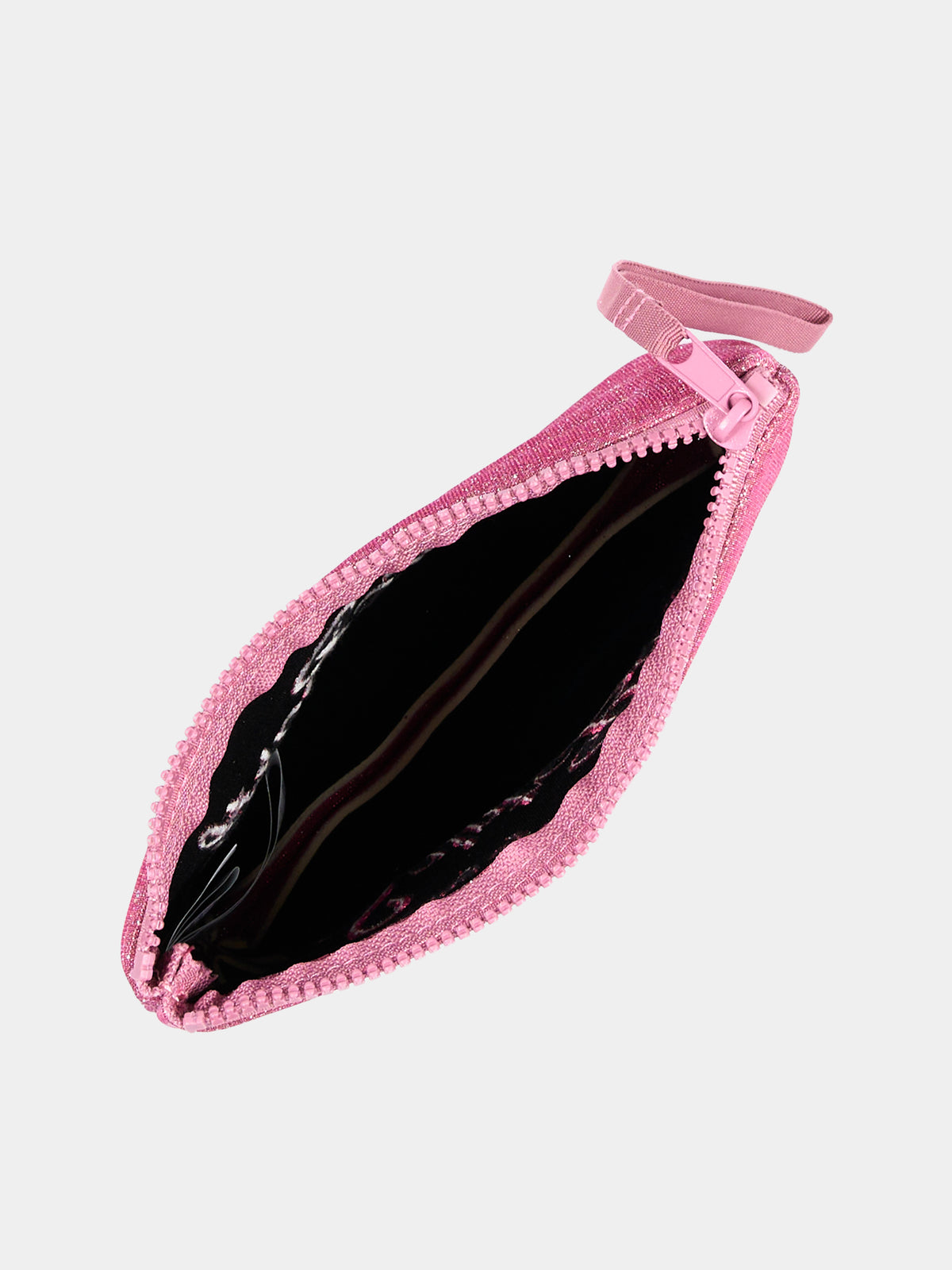 Pochette Aline fucsia con logo per bambina glitterata,Mc2 Saint Barth,ALI0026 00192M