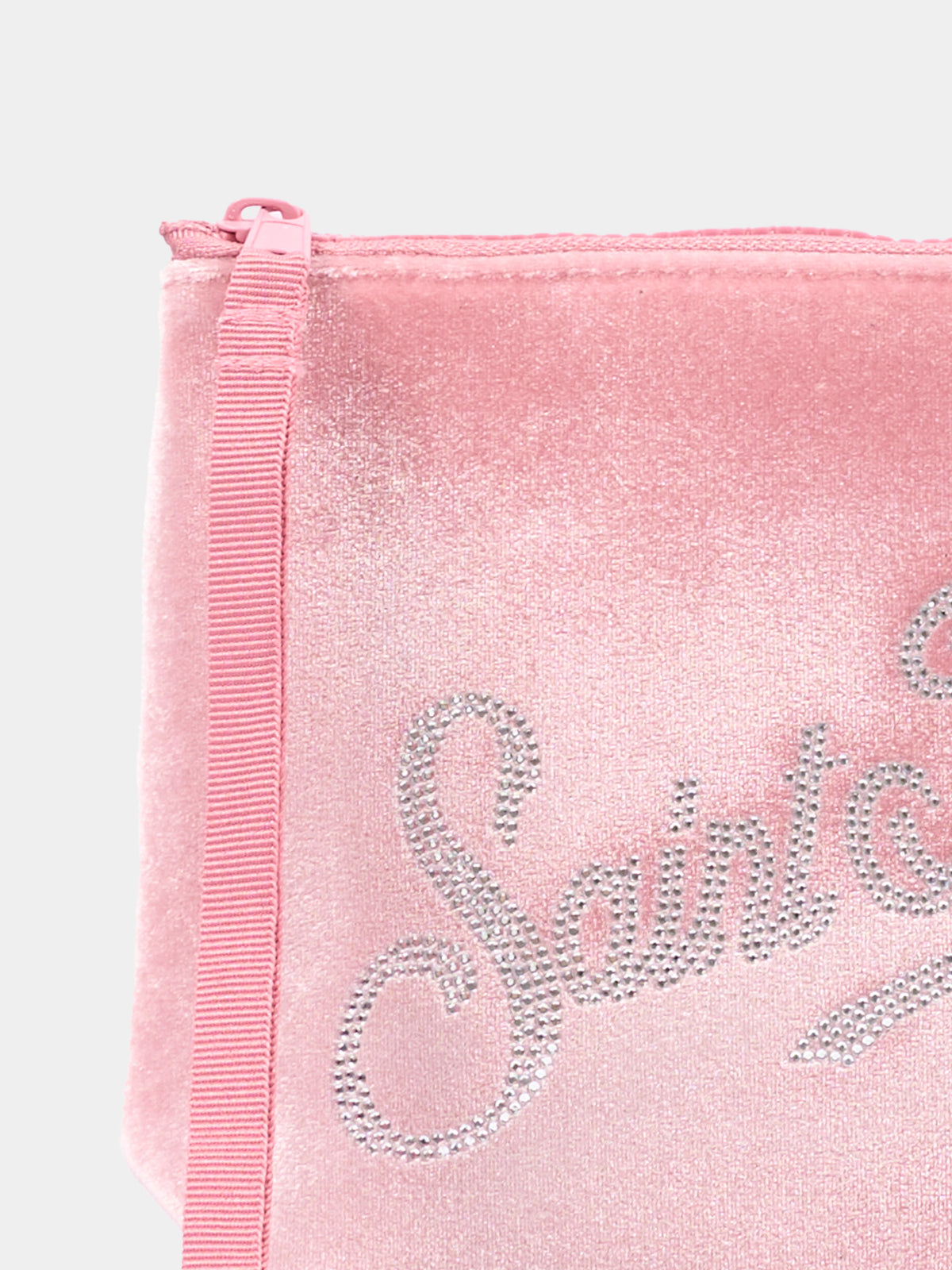 Pochette rosa per bambina con logo strass,Mc2 Saint Barth,ALI0014 02371M