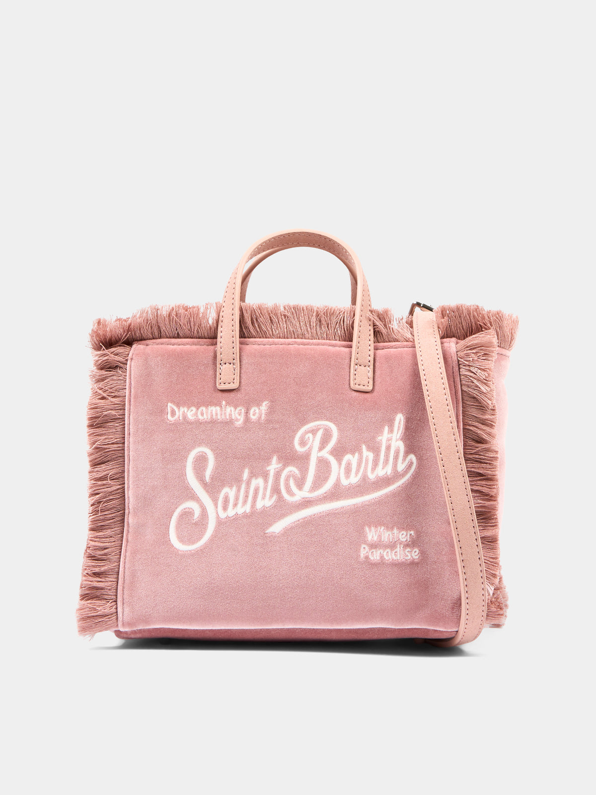 Borsa rosa Vanity Mini Velvet per bambina,Mc2 Saint Barth,VAMI033 00135M