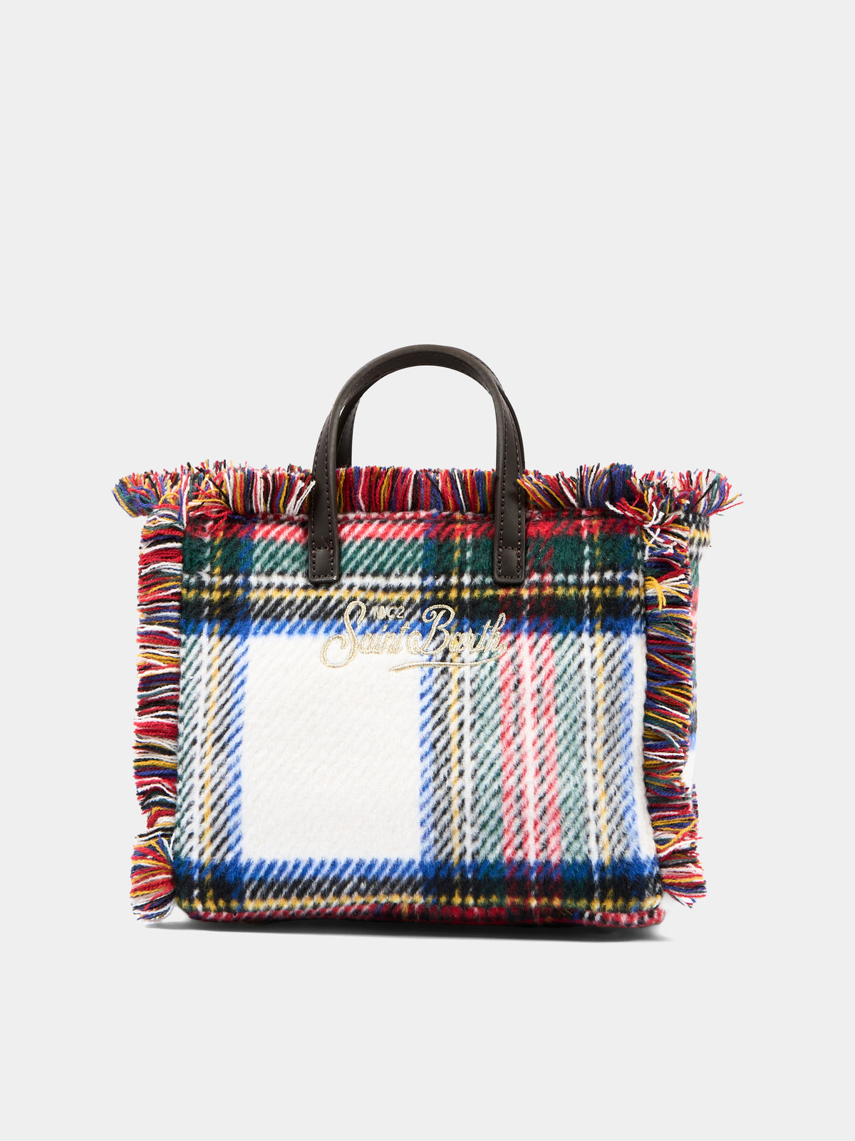 Borsa avorio Vanity Mini Wool per bambina,Mc2 Saint Barth,VAMI031 01816M
