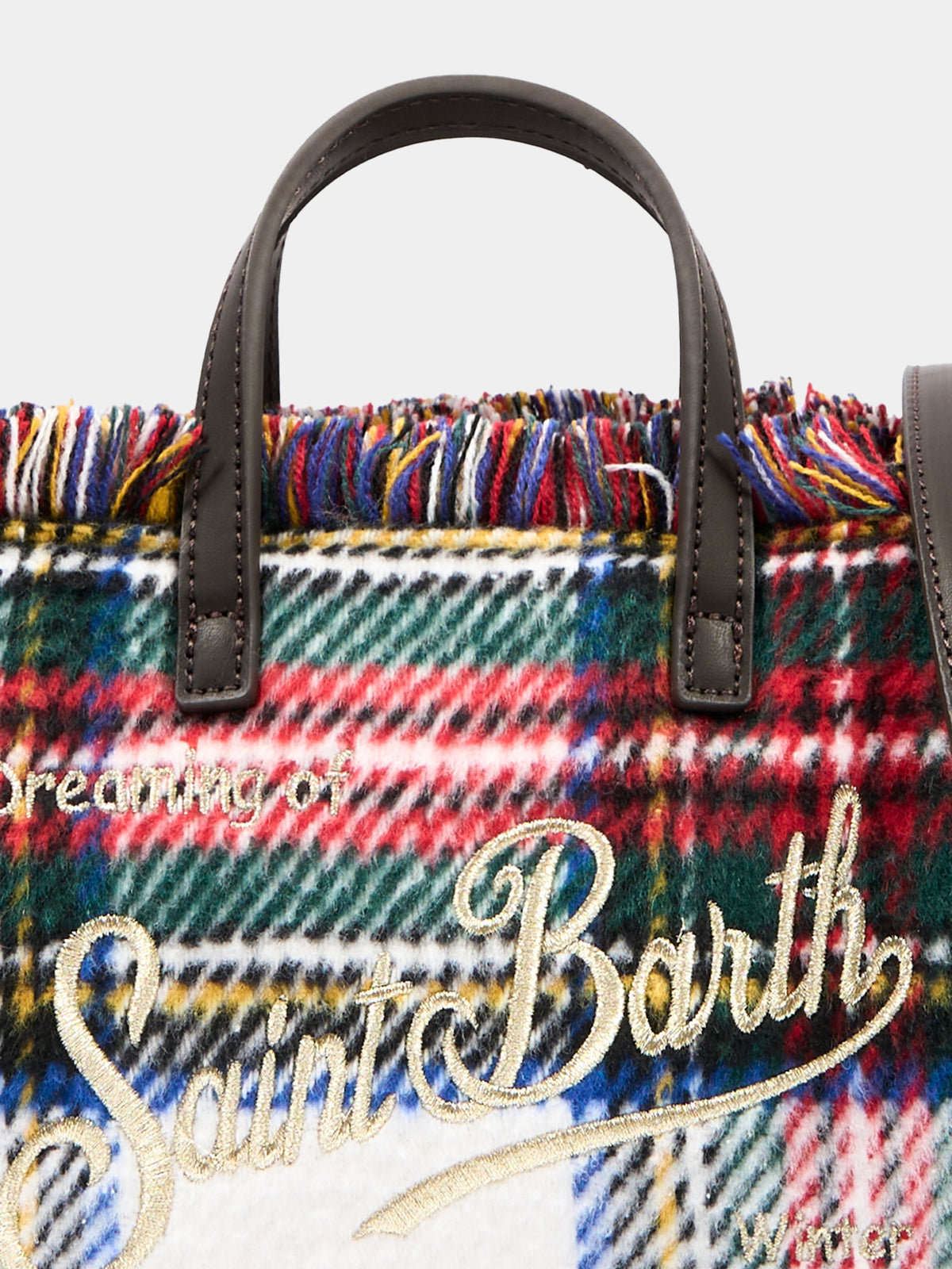 Borsa avorio Vanity Mini Wool per bambina,Mc2 Saint Barth,VAMI031 01816M