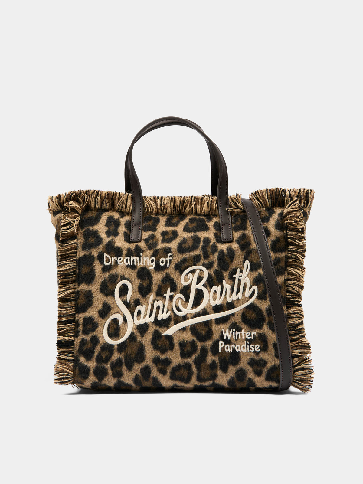 Borsa marrone Colette per bambina animalier,Mc2 Saint Barth,COL0046 00673M