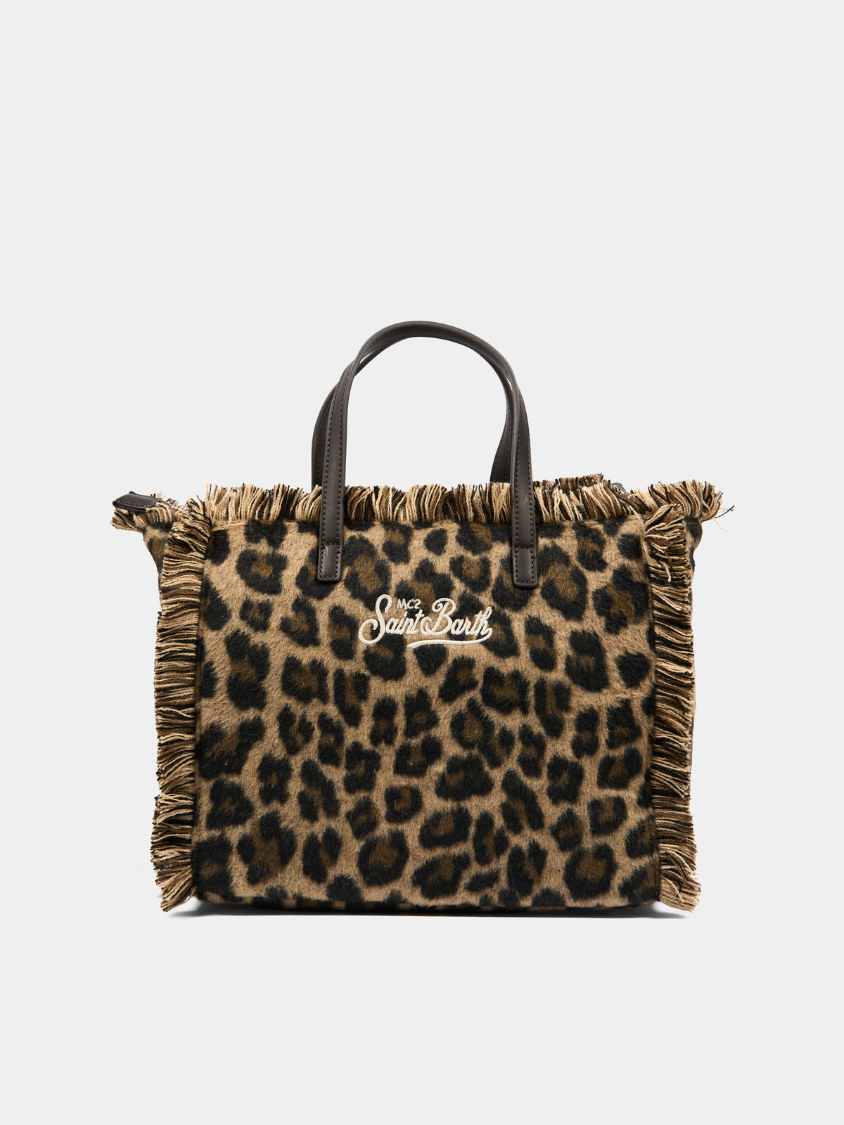 Borsa marrone Colette per bambina animalier,Mc2 Saint Barth,COL0046 00673M