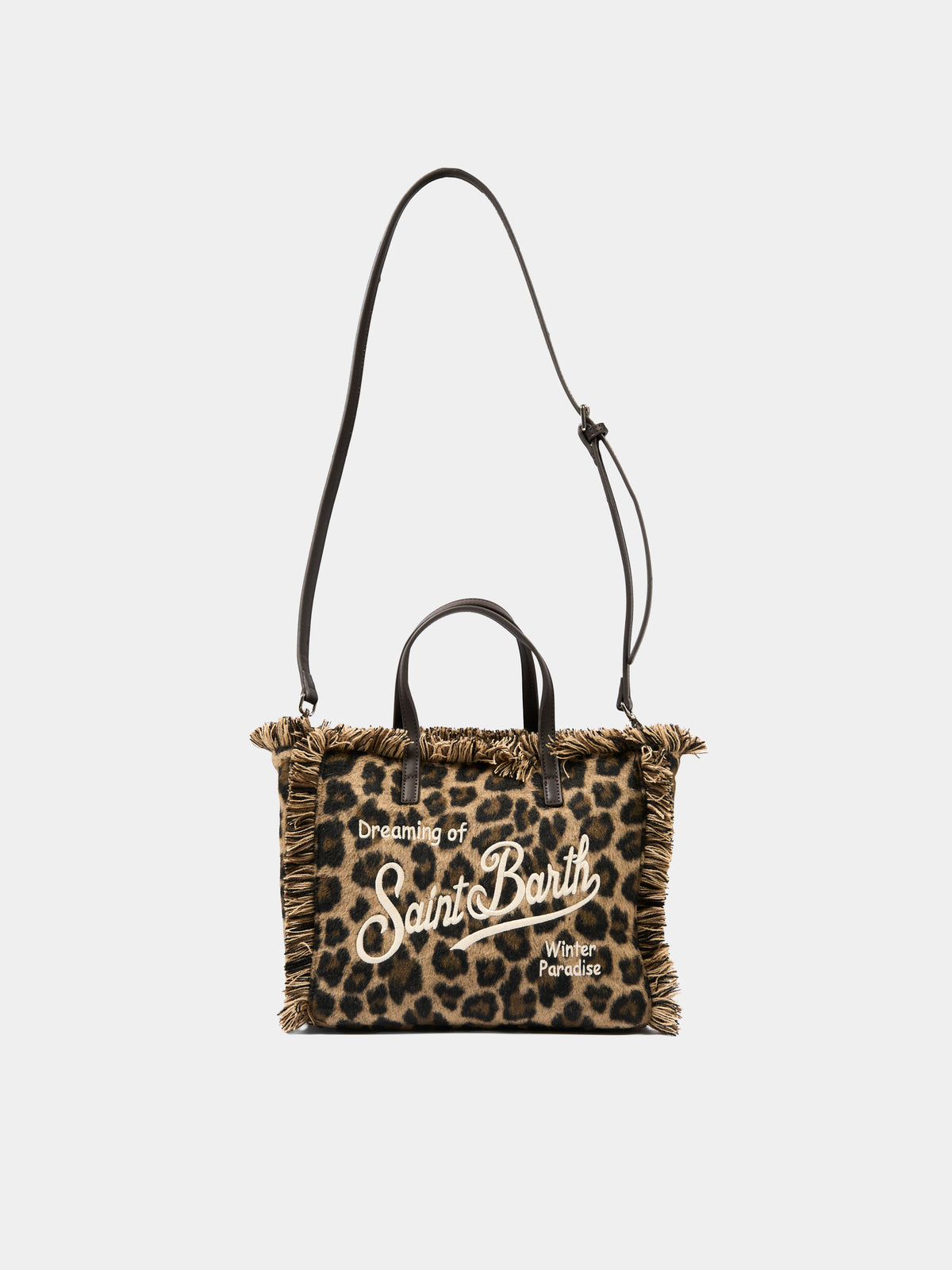 Borsa marrone Colette per bambina animalier,Mc2 Saint Barth,COL0046 00673M