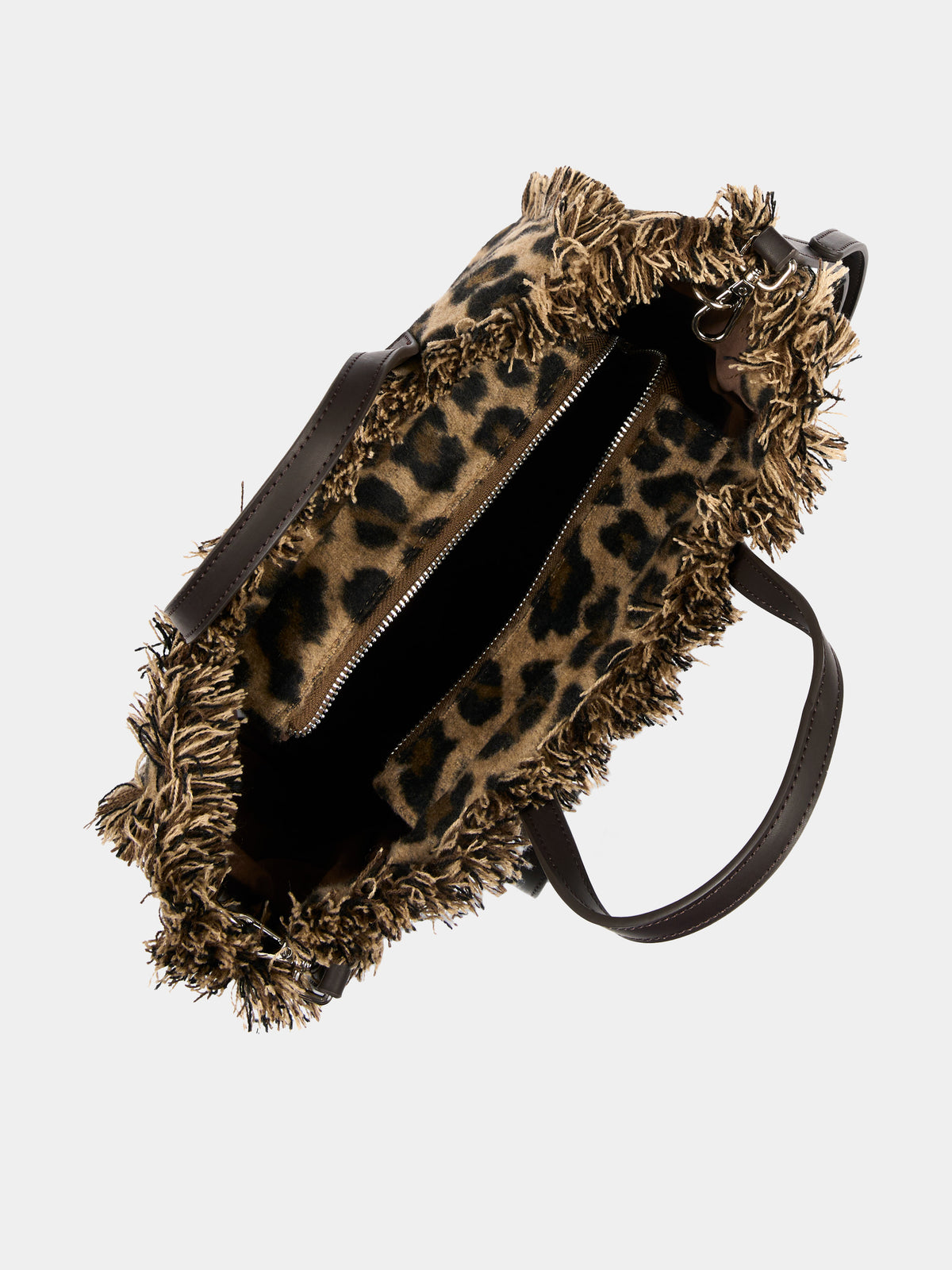 Borsa marrone Colette per bambina animalier,Mc2 Saint Barth,COL0046 00673M