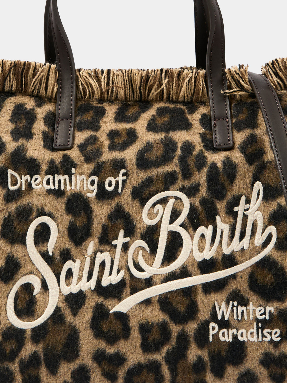 Borsa marrone Colette per bambina animalier,Mc2 Saint Barth,COL0046 00673M