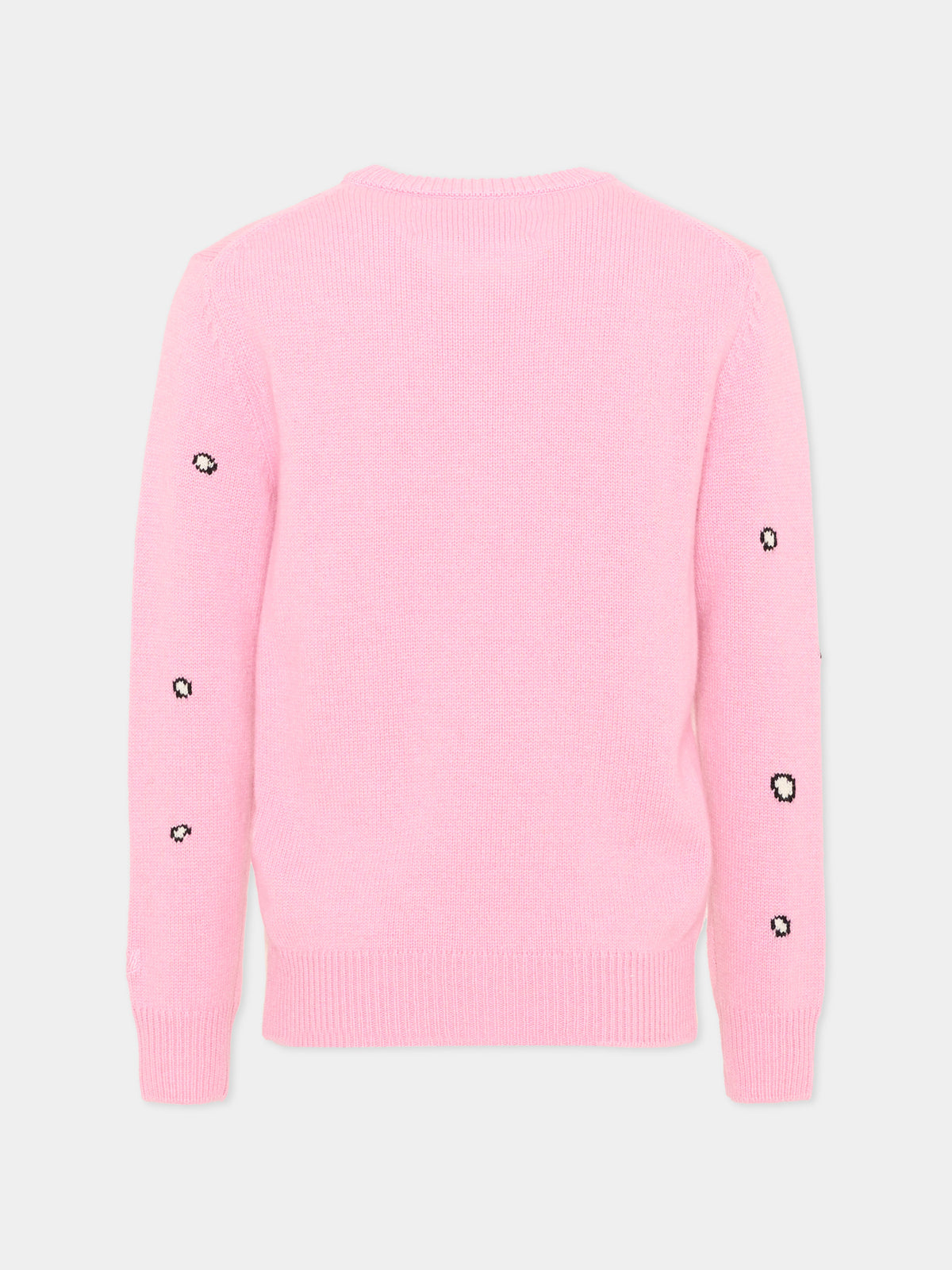 Maglione rosa per bambina con stampa,Mc2 Saint Barth,PRC0007 01281M
