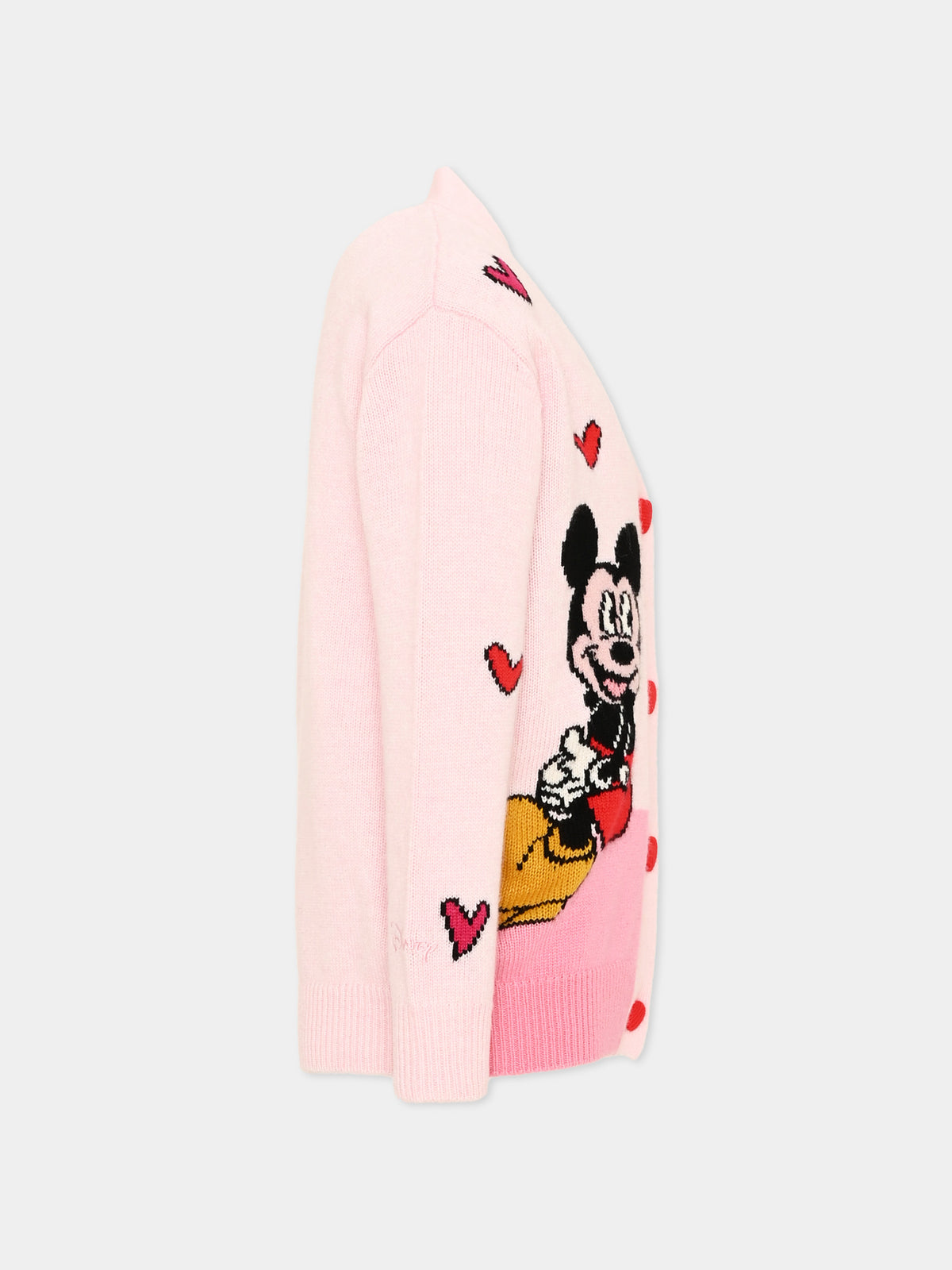 Cardigan rosa Minnie per bambina,Mc2 Saint Barth,SASI003 00158M