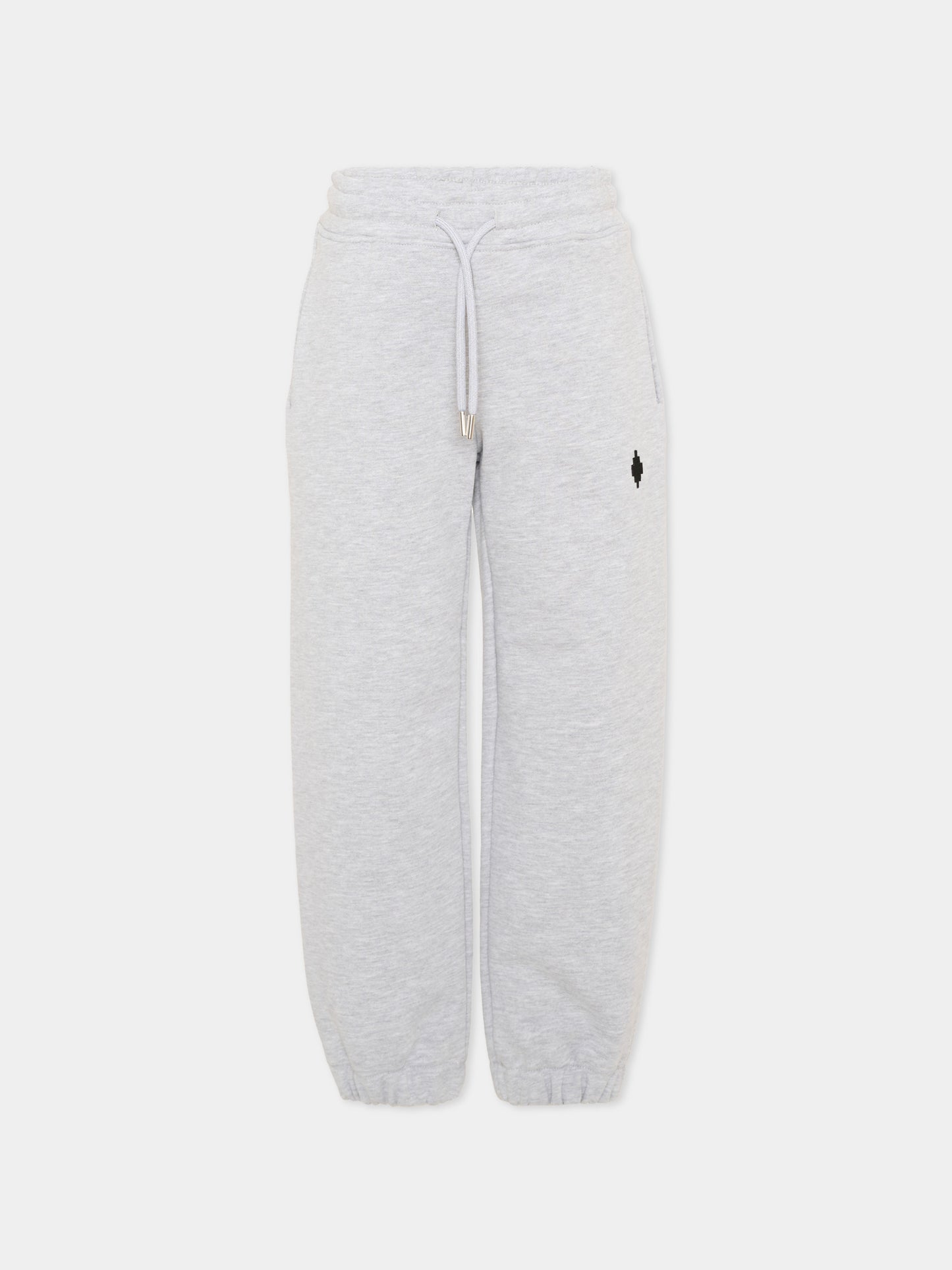 Pantalone sportivo grigio per bambino con logo,County Of Milan Kids,F5CMJBFP005 101