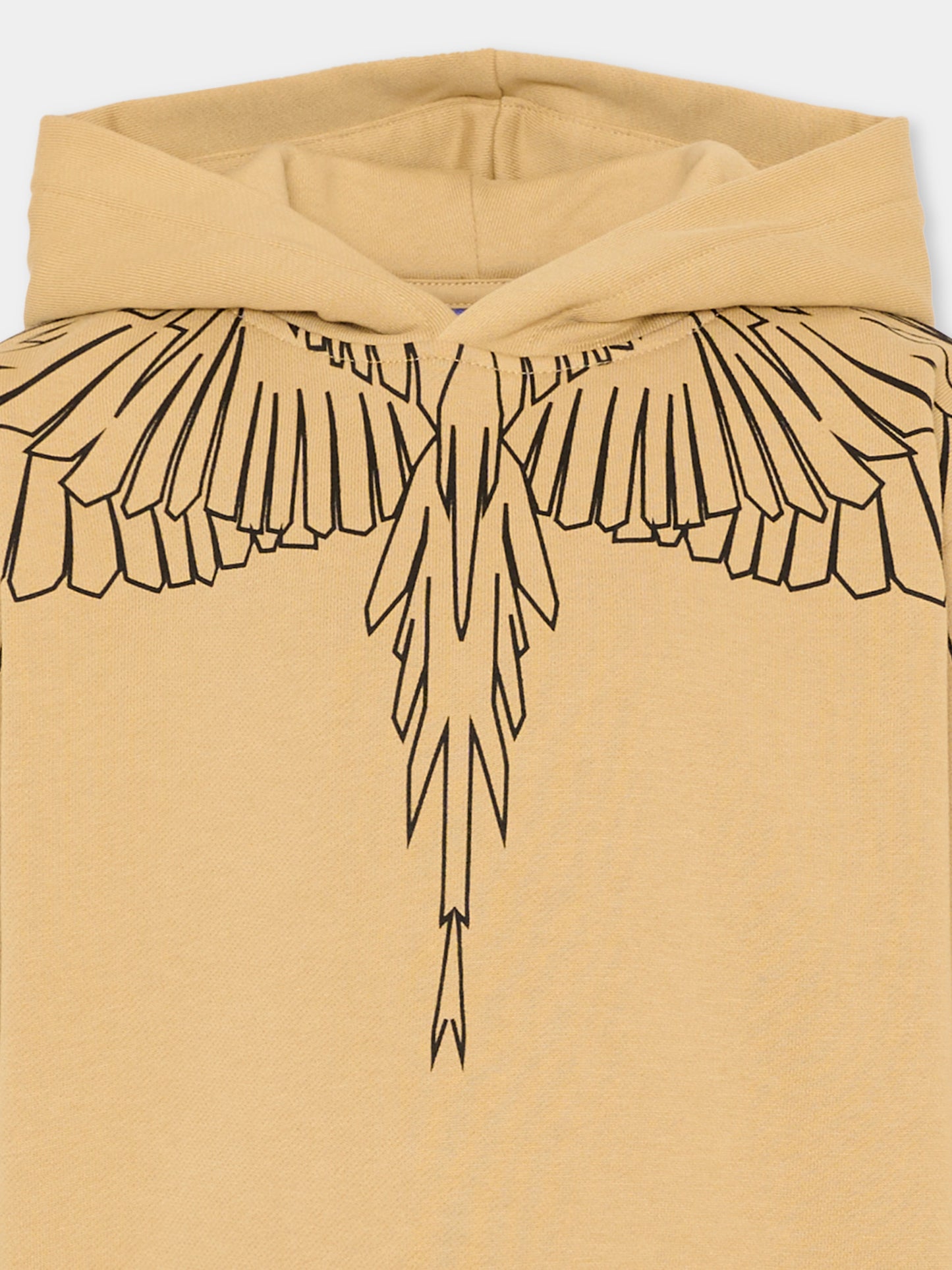 Felpa beige per bambino con ali,County Of Milan Kids,F5CMJBHS072 178