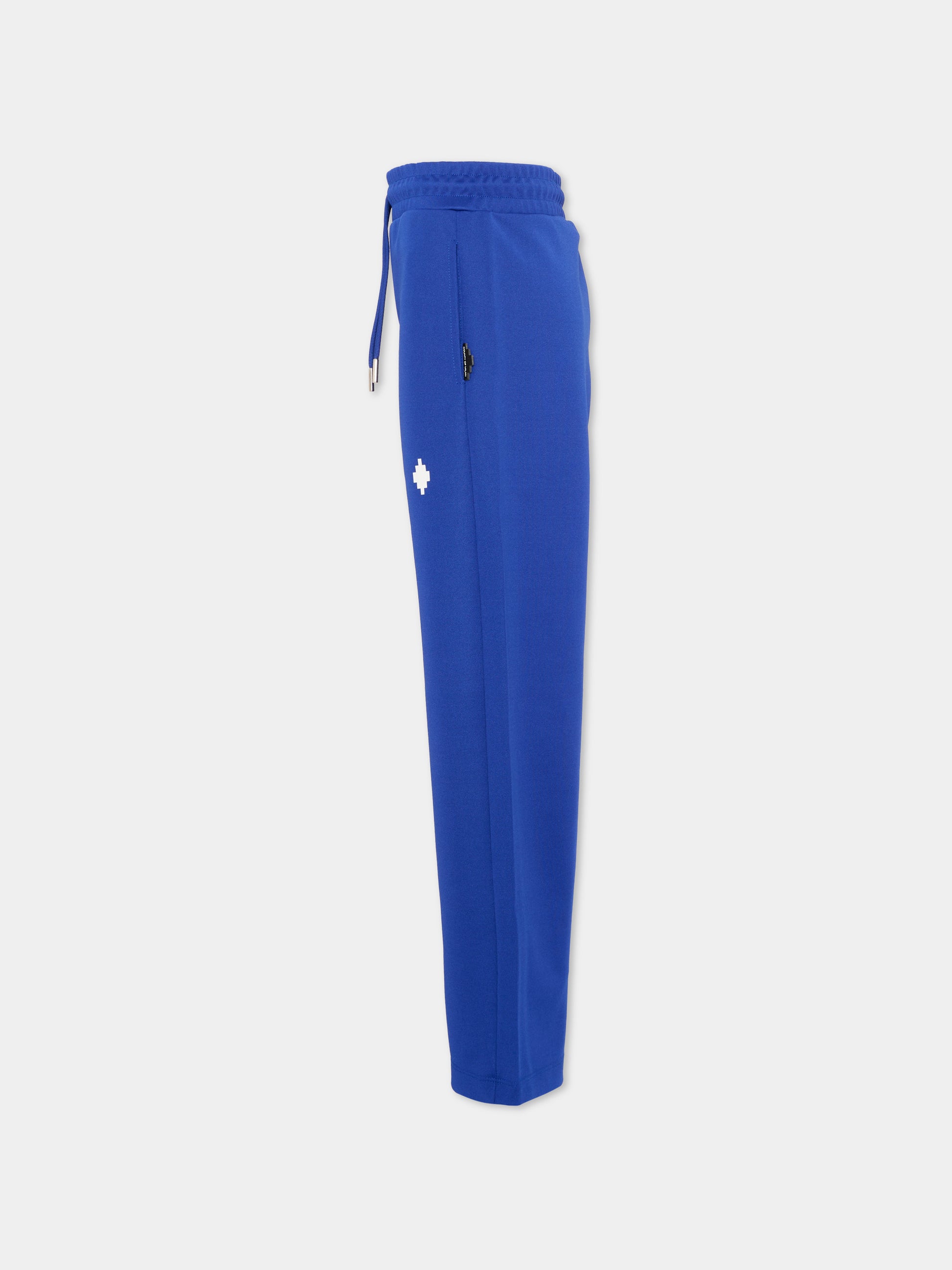 Pantaloni blu per bambino con logo,County Of Milan Kids,F5CMJBPA082 130