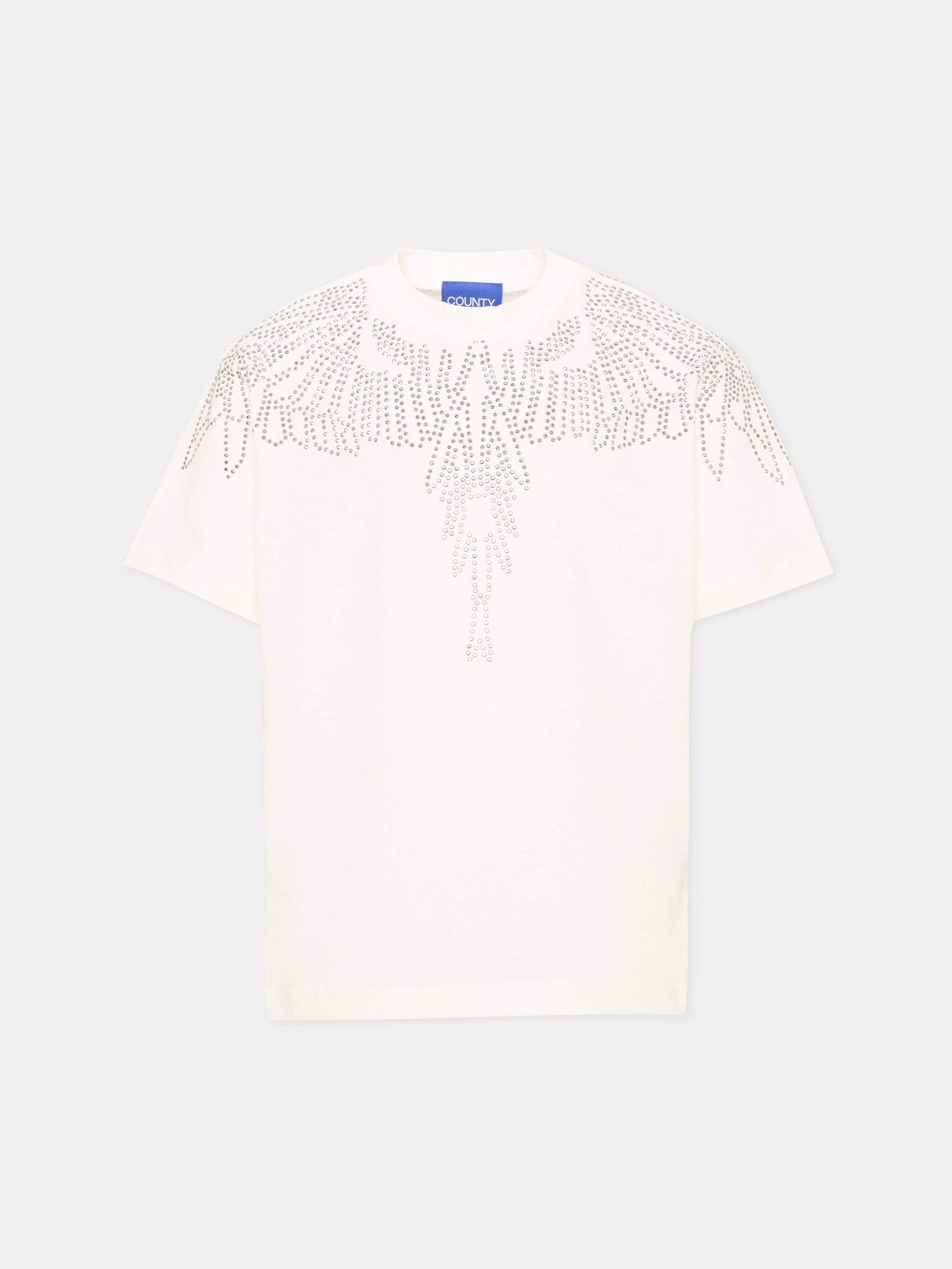 T-Shirt avorio per bambina con ali,County Of Milan Kids,F5CMJGTH013 002