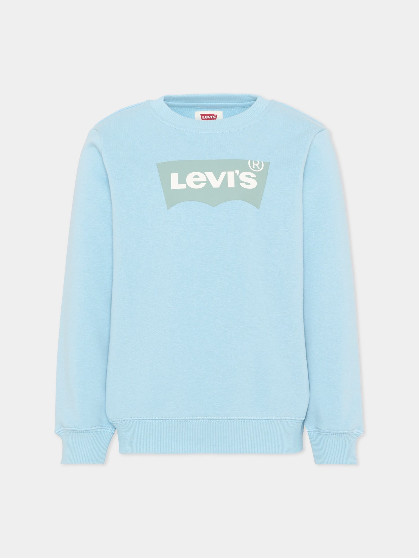 Felpa azzurra per bambino con logo,Levi's Kids,9E9078 BF7
