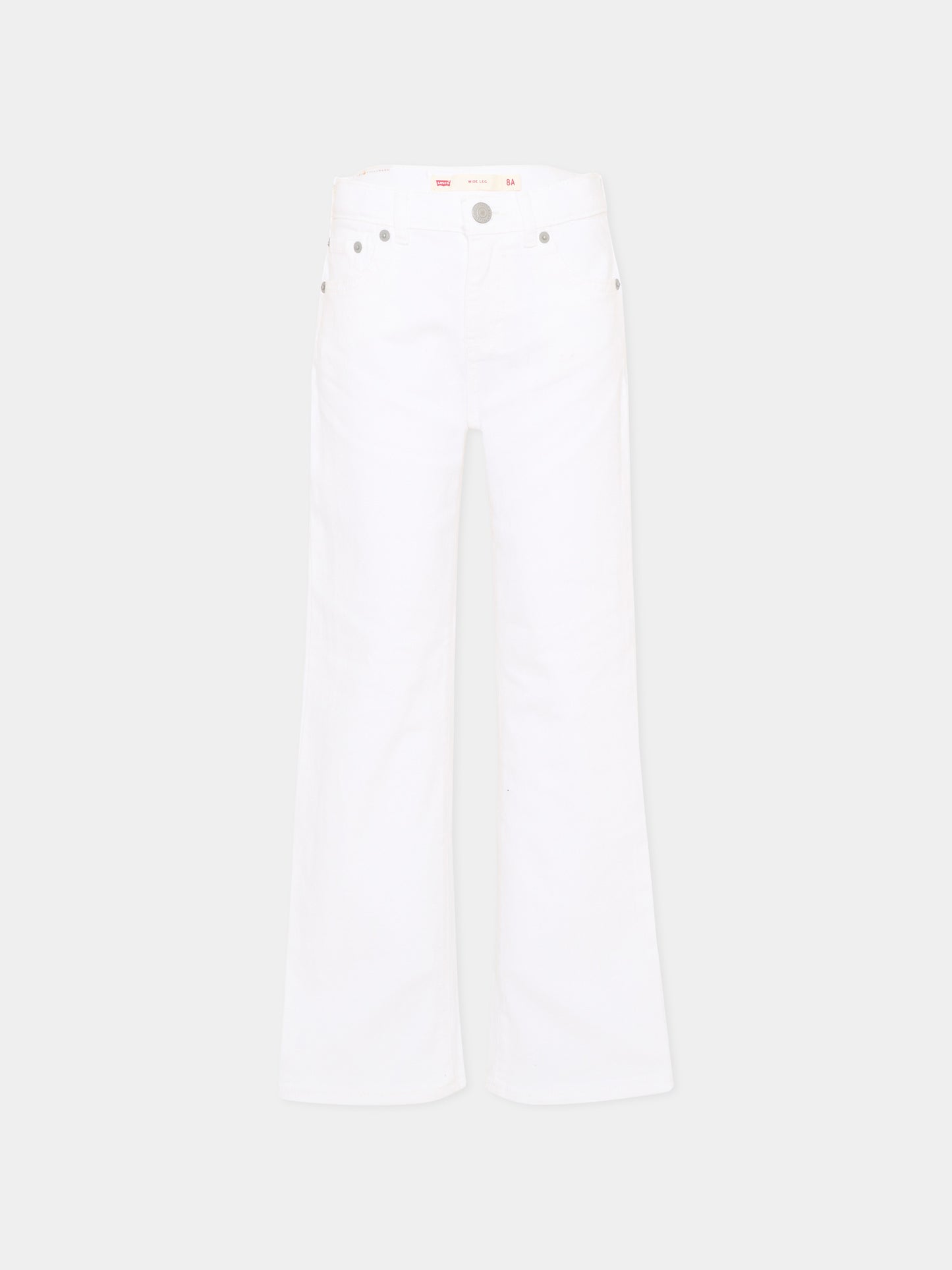 Jeans bianco per bambina,Levi's Kids,4EG381 W1T