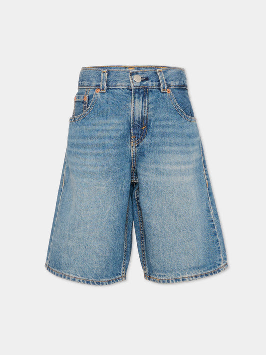Shorts denim per bambino,Levi's Kids,9EK286 MH3