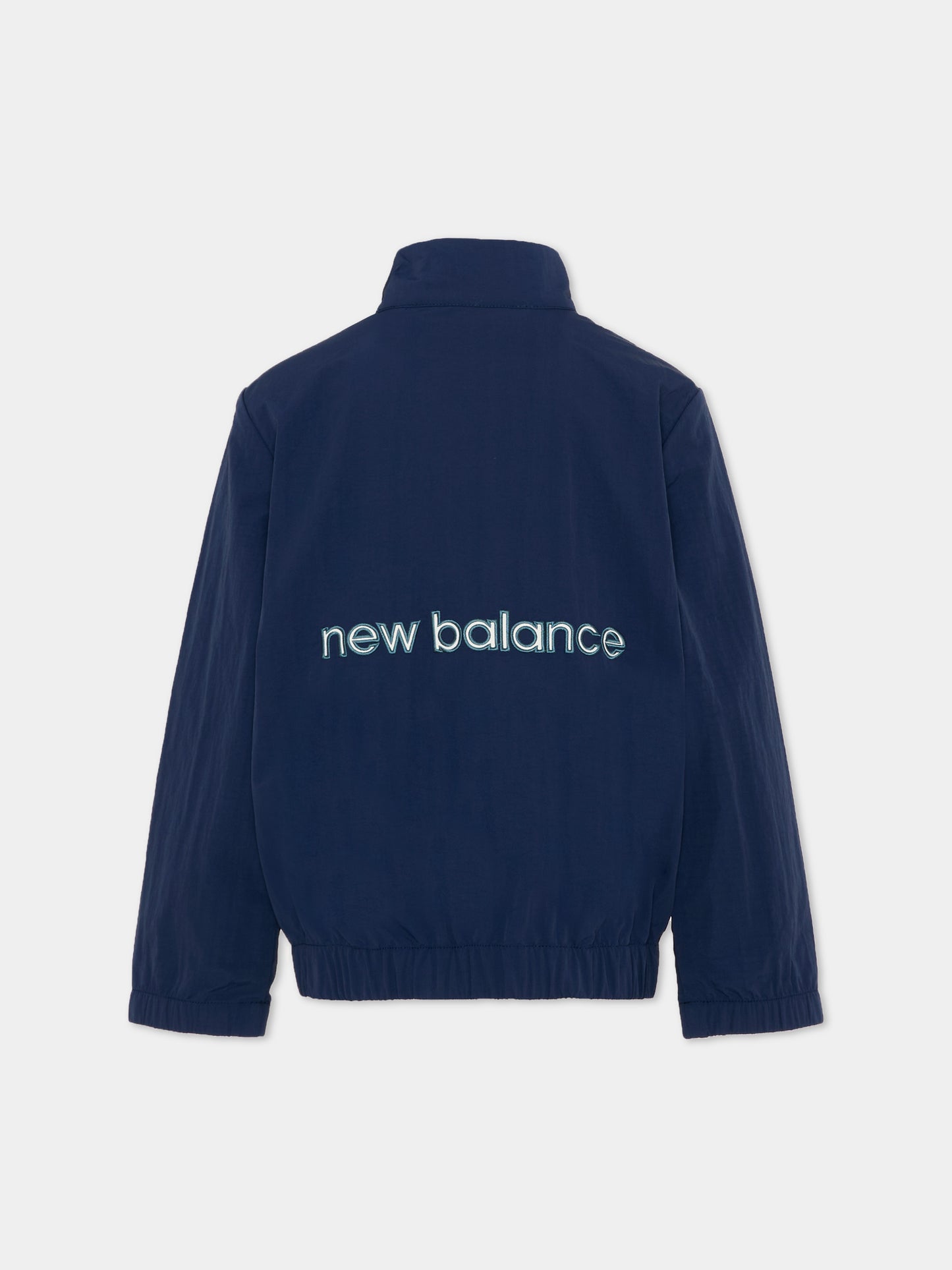 Giacche a vento blu per bambino con logo,New Balance,YJ61X4NX NNY