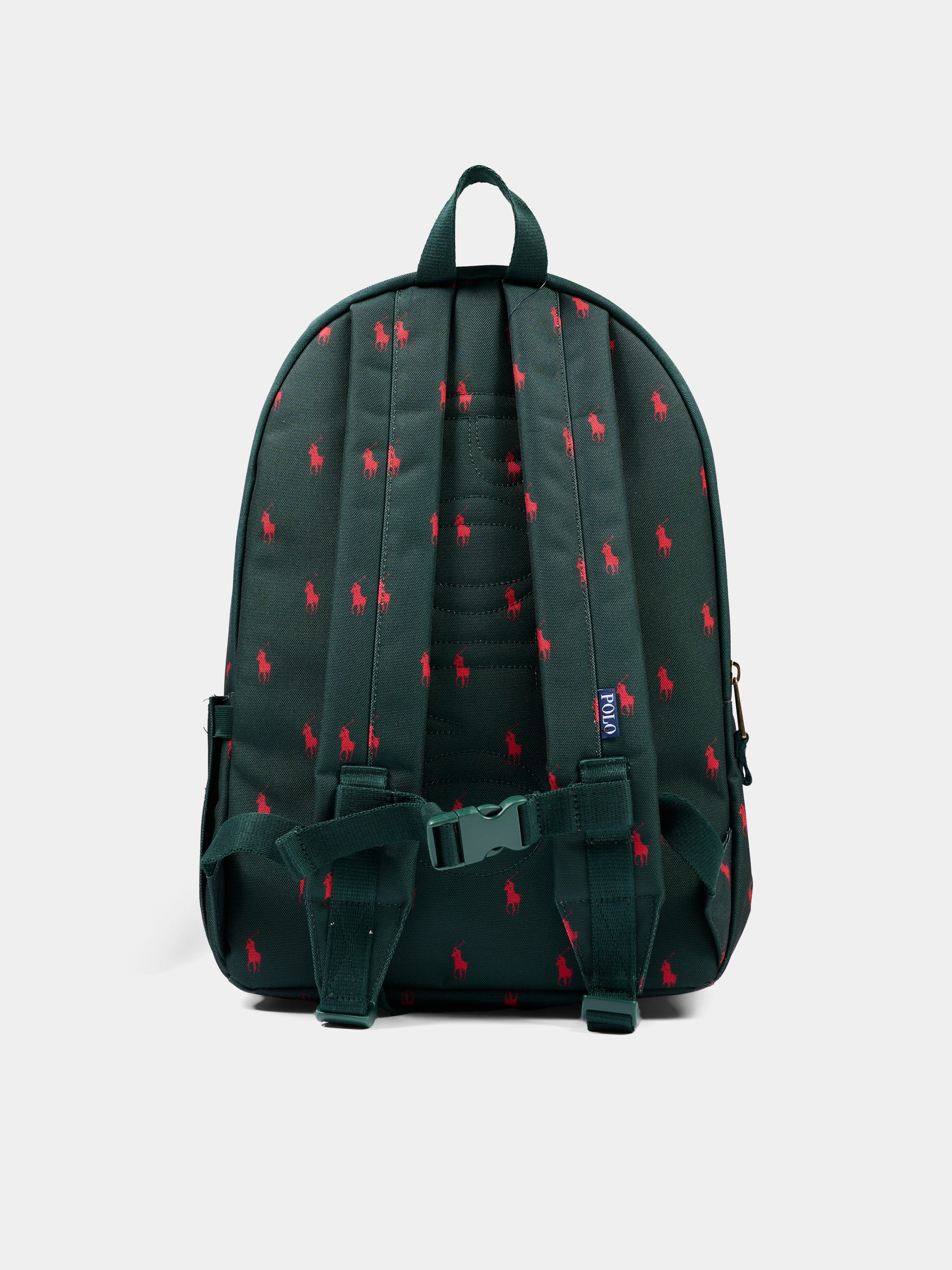 Zaino verde per bambini con Pony,Ralph Lauren Kids,9AR153 ECF