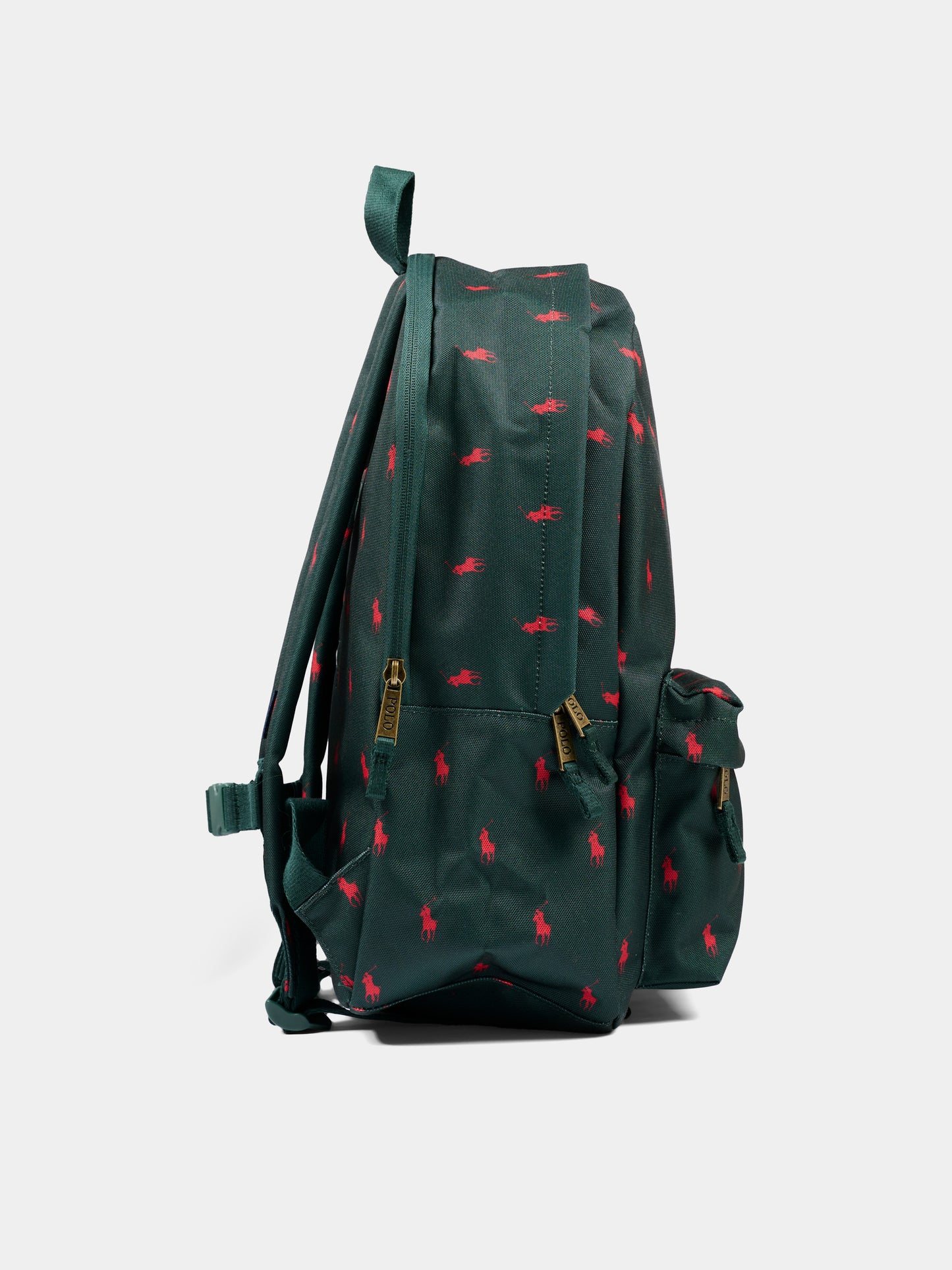 Zaino verde per bambini con Pony,Ralph Lauren Kids,9AR153 ECF